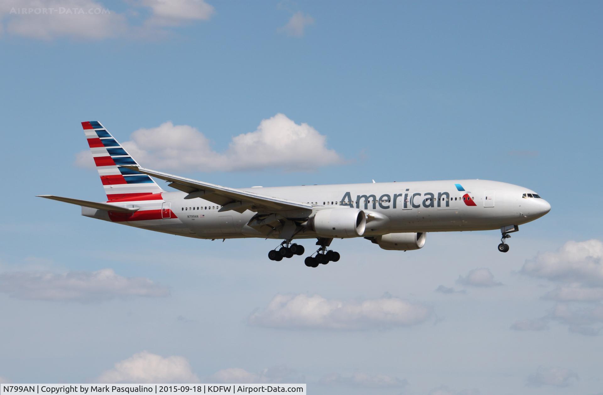 N799AN, 2001 Boeing 777-223 C/N 30258, Boeing 777-200