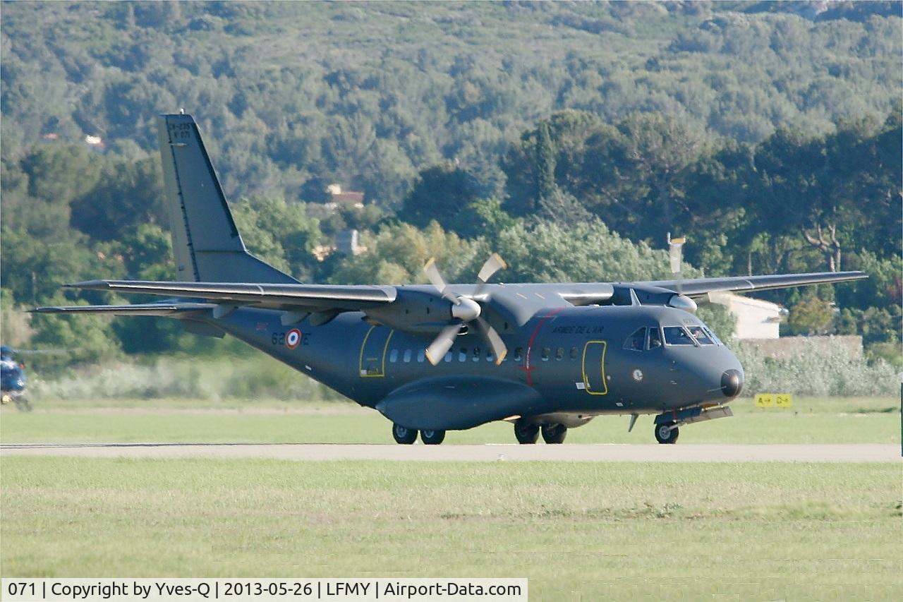 071, Airtech CN-235-200M C/N C071, Airtech CN-235-200M, Landing rwy 34, Salon de Provence Air Base 701 (LFMY) Open day 2013