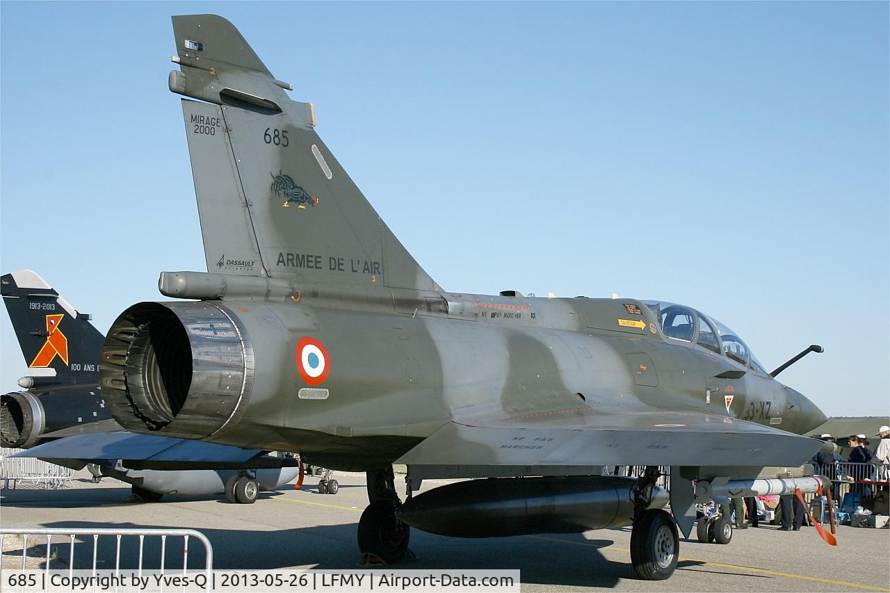 685, 2009 Dassault Mirage 2000D C/N 559, Dassault Mirage 2000D, Static display, Salon de Provence Air Base 701 (LFMY) Open day 2013