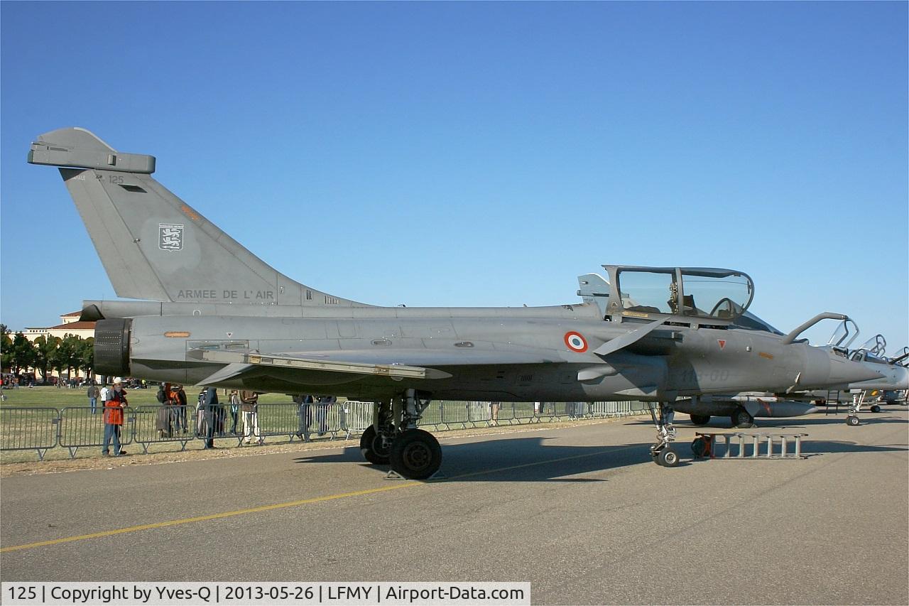 125, Dassault Rafale C C/N 125, French Air Force Dassault Rafale C, Static Display, Salon de Provence Air Base 701 (LFMY) Open day 2013