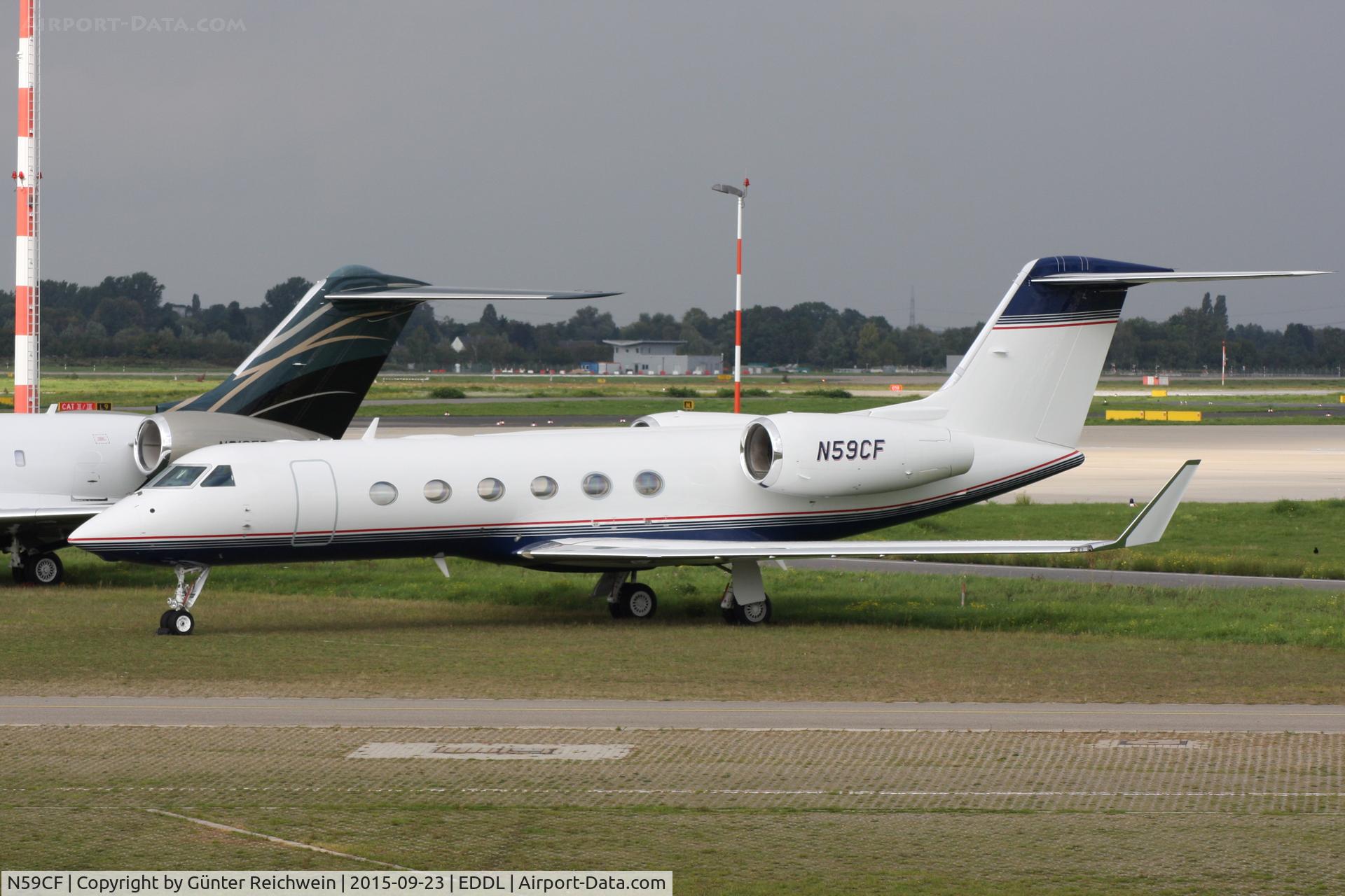 N59CF, 2007 Gulfstream Aerospace GIV-X C/N 4097, At Dusseldorf General Aviation Terminal