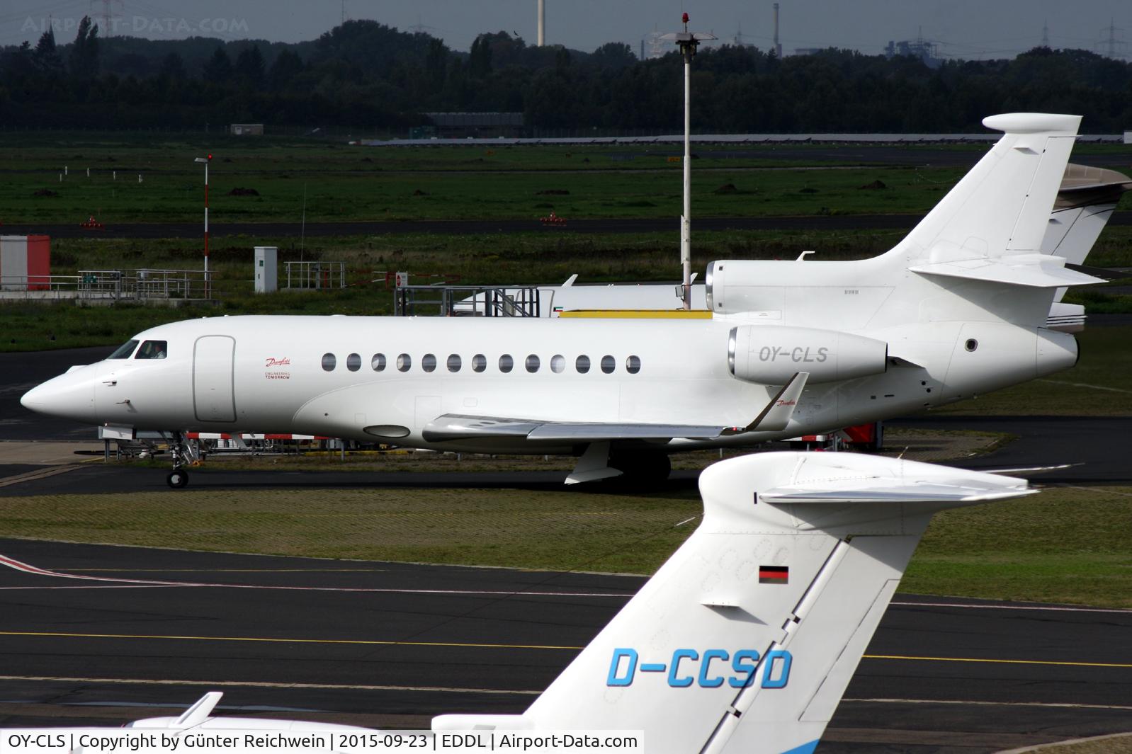 OY-CLS, 2012 Dassault Falcon 7X C/N 155, At Duesseldorf General Aviation Terminal