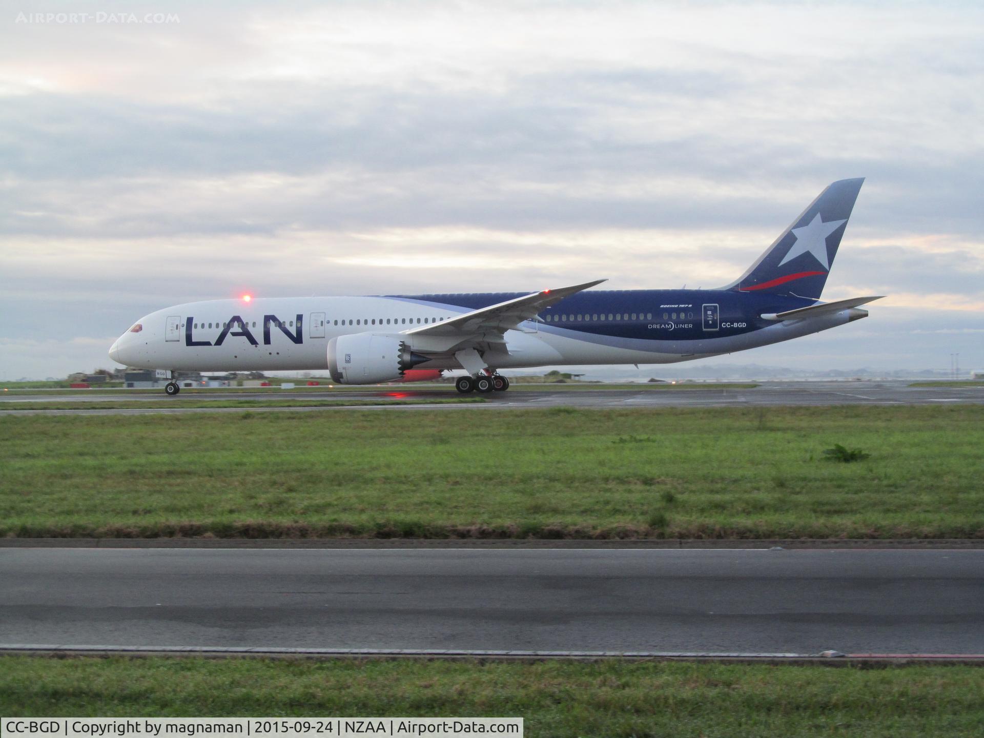CC-BGD, 2015 Boeing 787-916 Dreamliner C/N 35322, My first sighting of this aircraft in NZ