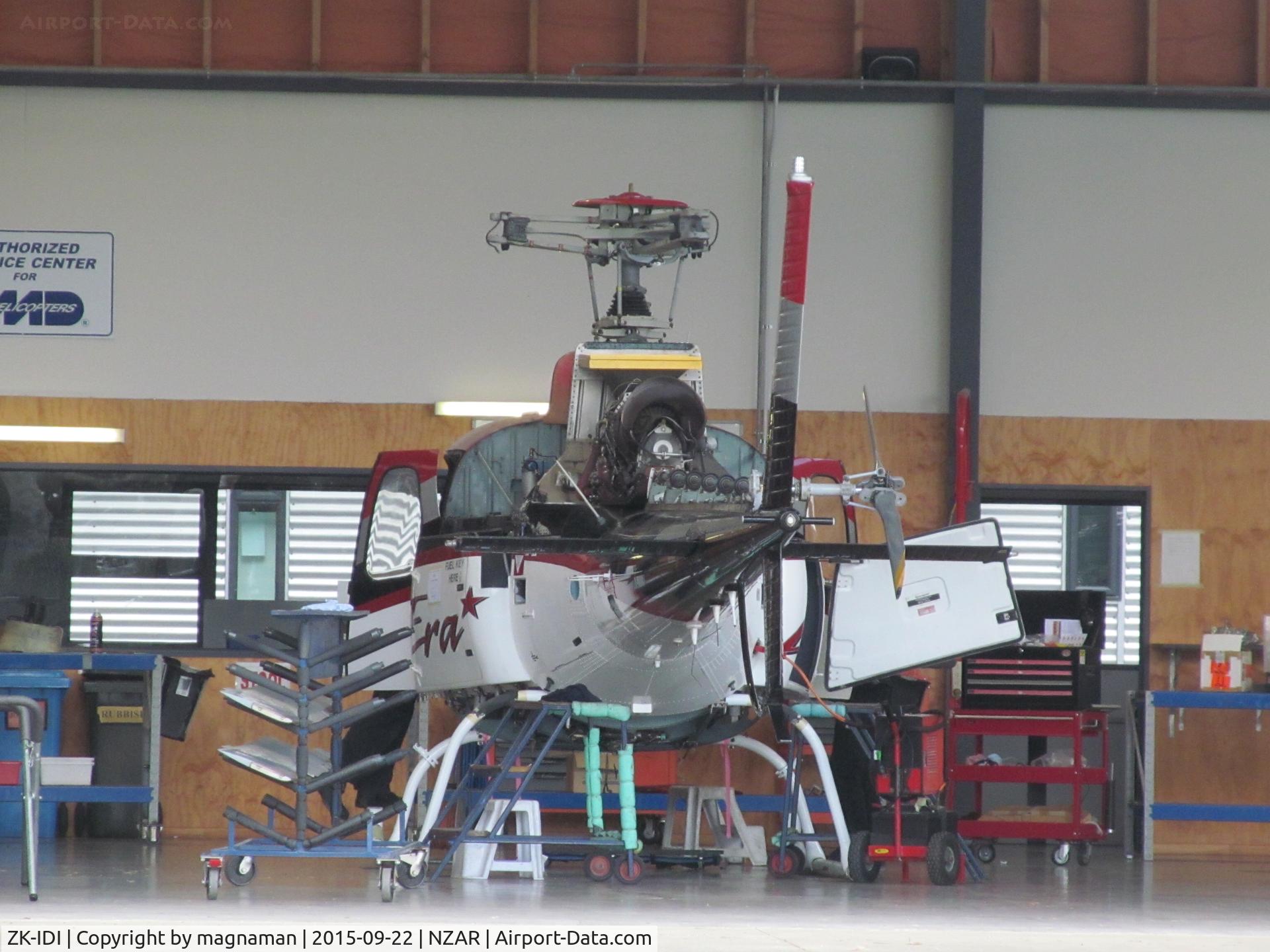 ZK-IDI, 2007 Eurocopter AS-350B-2 Ecureuil Ecureuil C/N 4284, Ex. ERA of US - awaiting application of new registration.