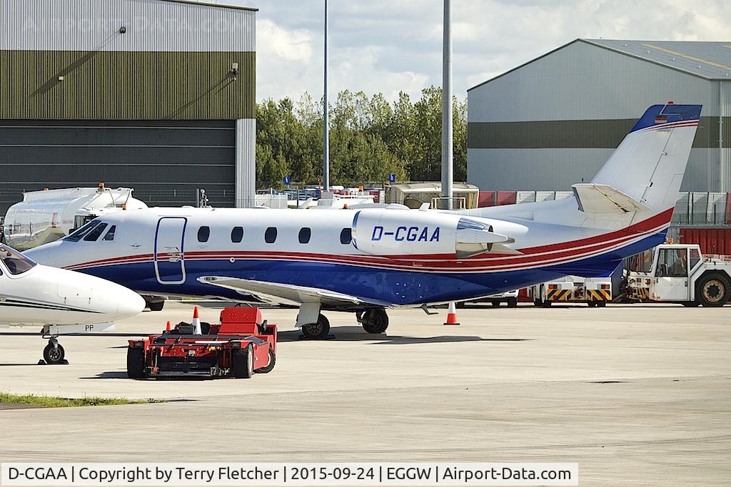 D-CGAA, 2014 Cessna 560 Citation Excel XLS+ C/N 560-6173, 2014 Cessna Citation XLS, c/n: 560-6173 at Luton
