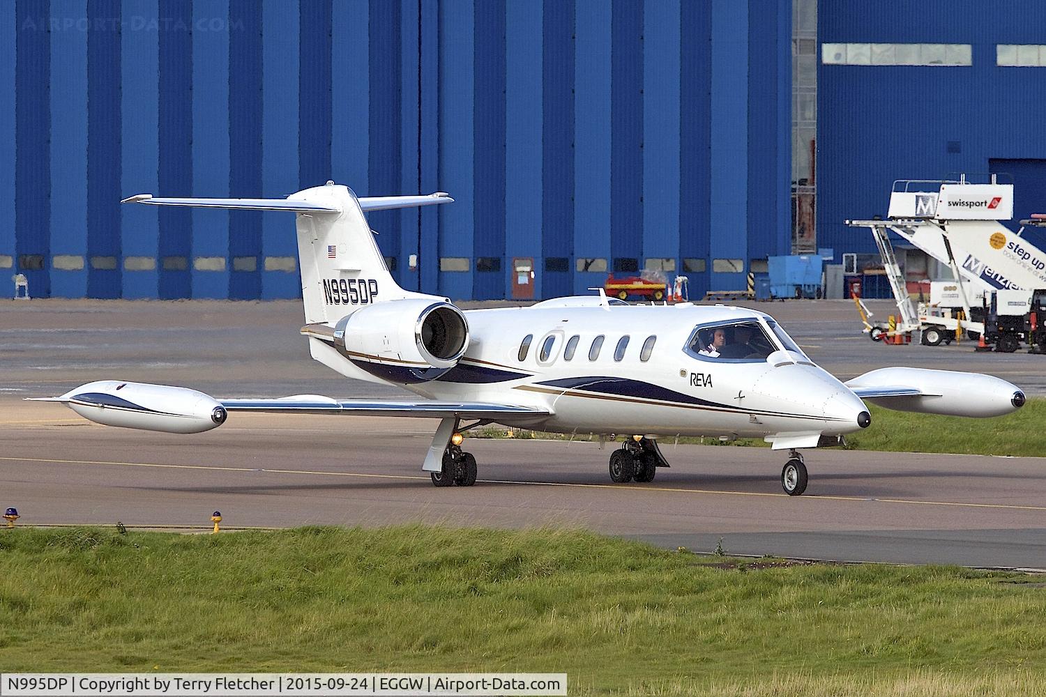 N995DP, 1984 Gates Learjet 35A C/N 600, 1984 Gates Learjet Corp. 35A, c/n: 600 at Luton