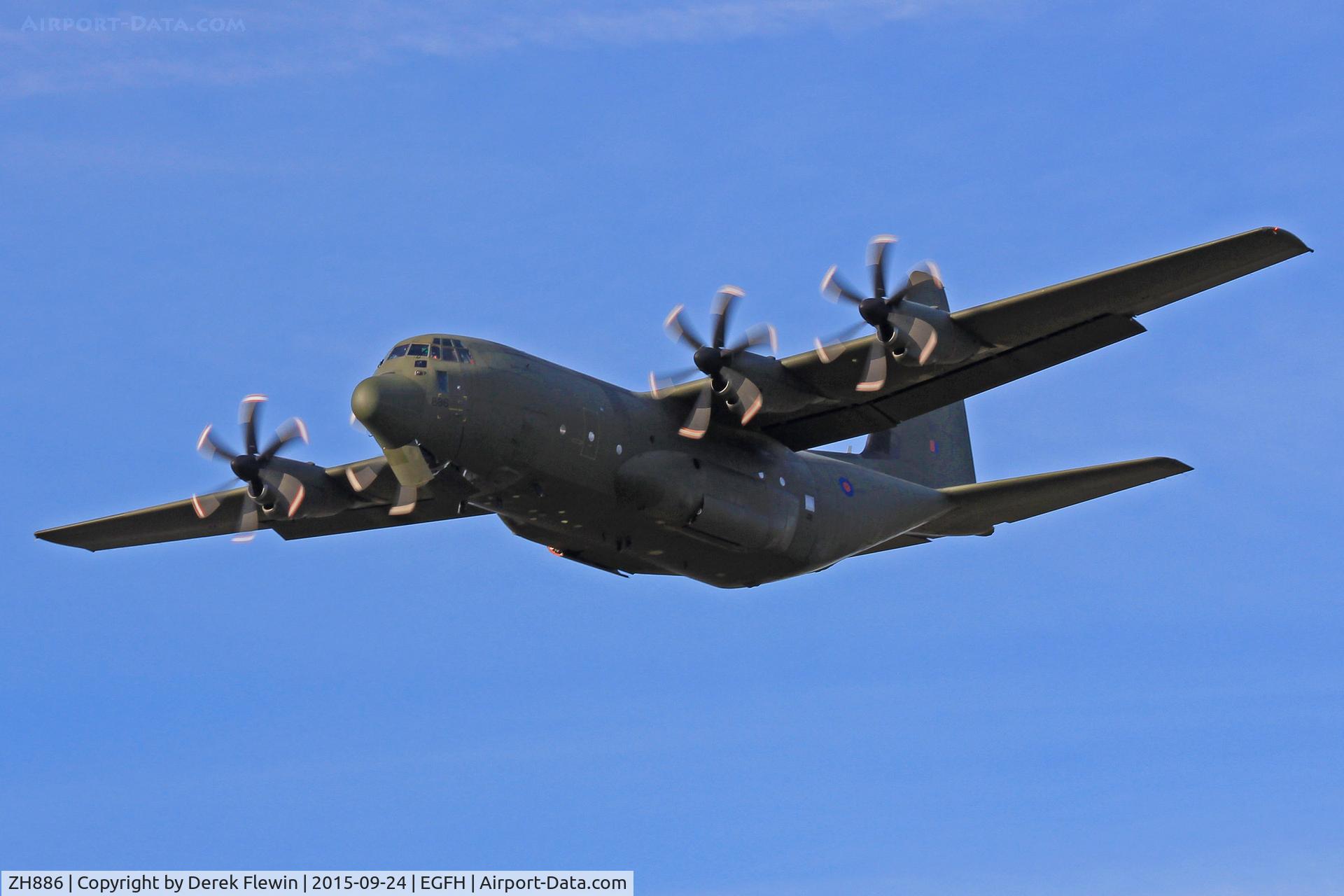 ZH886, 1999 Lockheed Martin C-130J Hercules C.5 C/N 382-5484, C-130J Hercules C.5, coded 886, RAF Brize Norton based, XXIV \ 30 Sqn's, callsign Jigsaw 1, previously N73235, low fly by, runway 22.