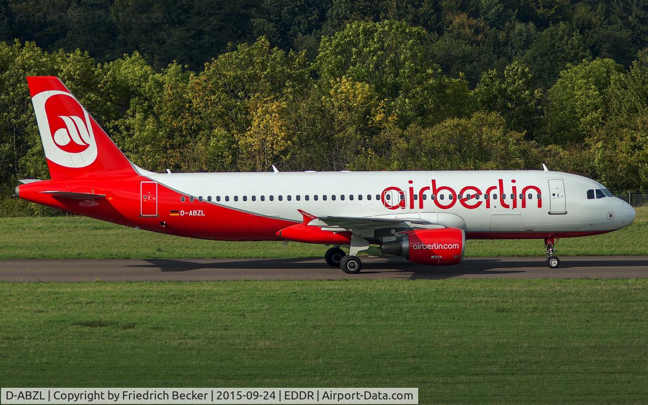 D-ABZL, 2007 Airbus A320-216 C/N 3178, taxying to the gate