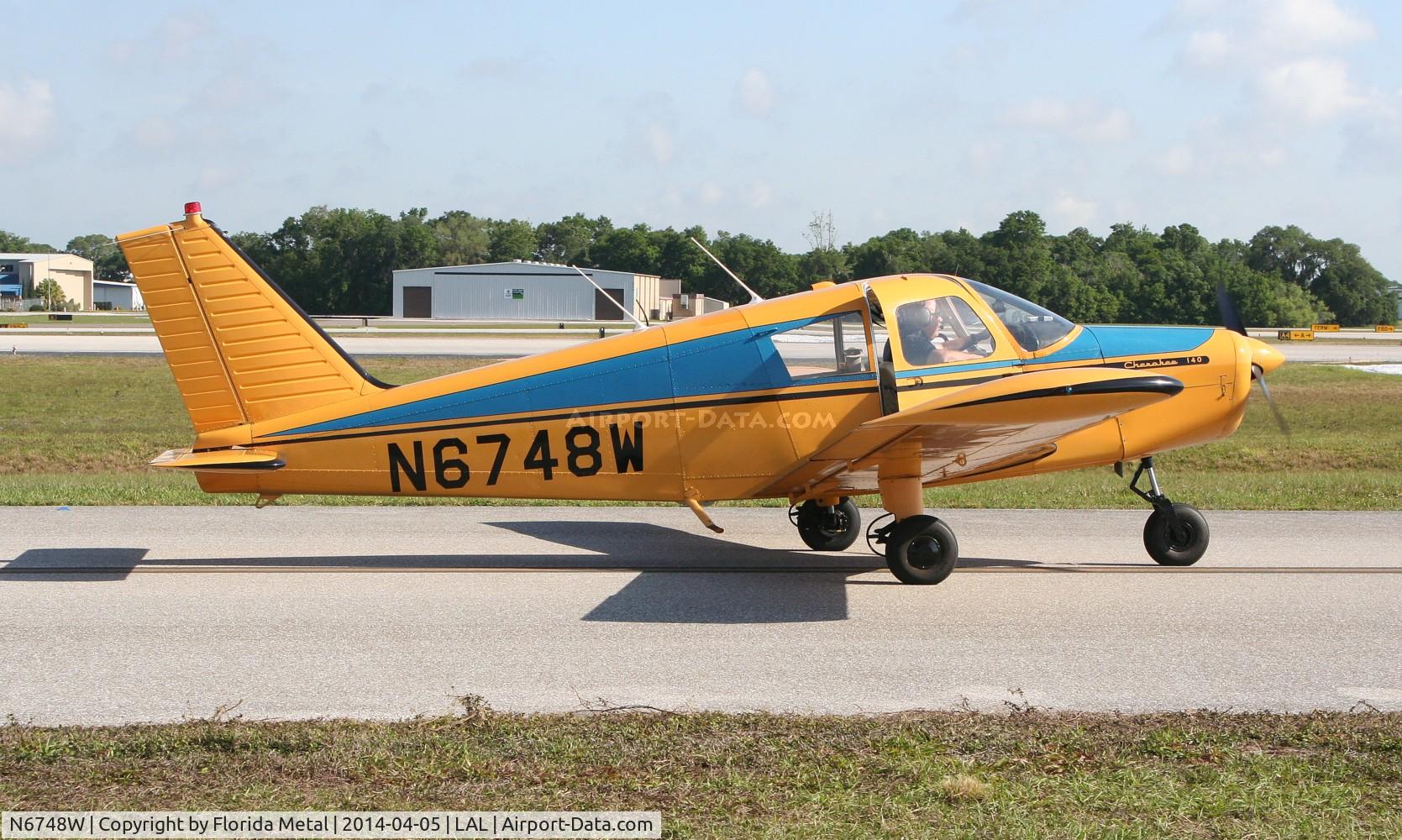 N6748W, 1965 Piper PA-28-140 C/N 28-20872, PA-28-140