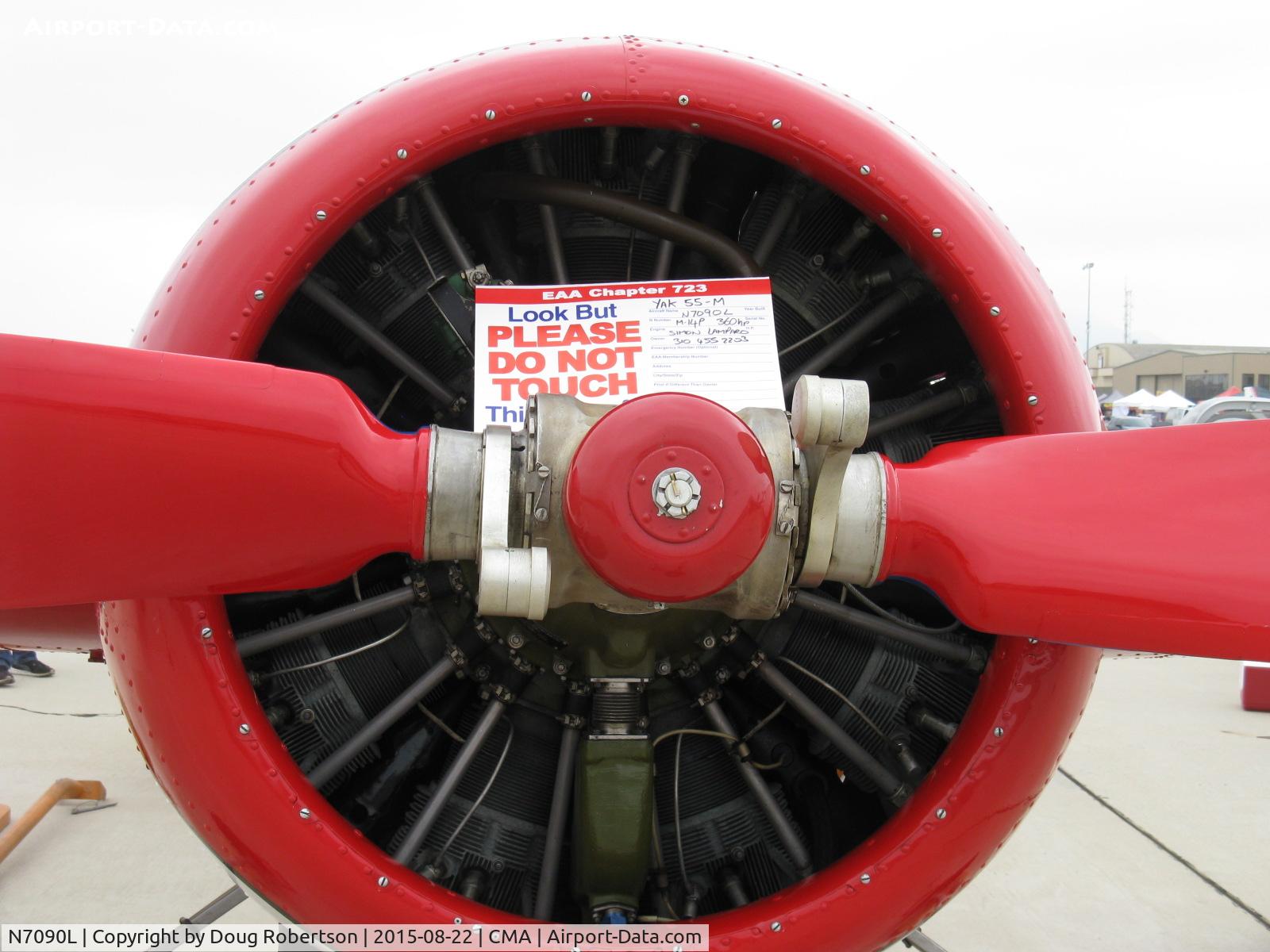 N7090L, 1993 Yakovlev Yak-55M C/N 930807, 1993 Yakovlev YAK 55M, Vedeneev (Ivchenko) M-14P 360 Hp, Experimental class, data