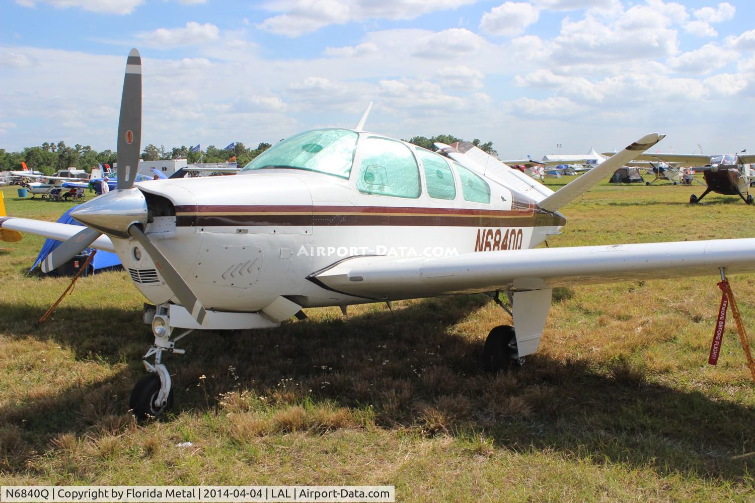 N6840Q, 1964 Beech S35 Bonanza C/N D-7445, Bonanza S35