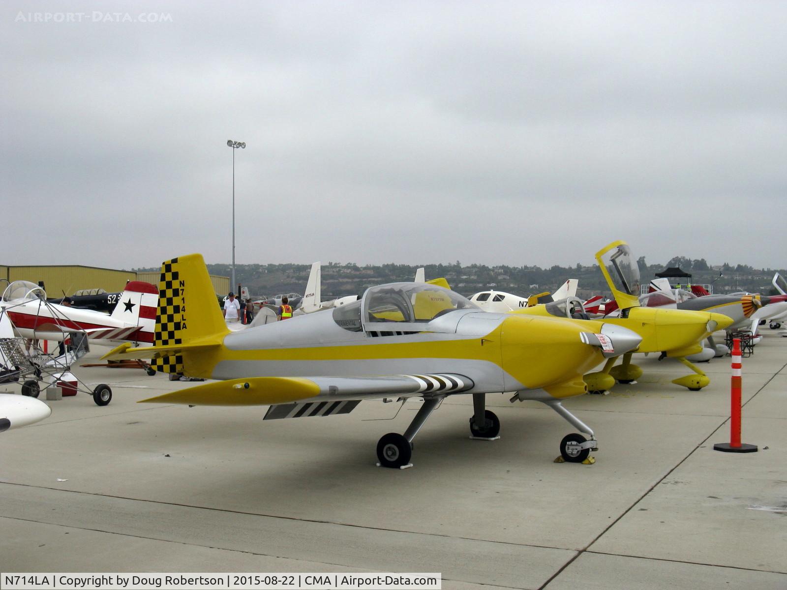 N714LA, 2012 Vans RV-6A C/N 25724, 2009 Roberts VAN's RV-6A