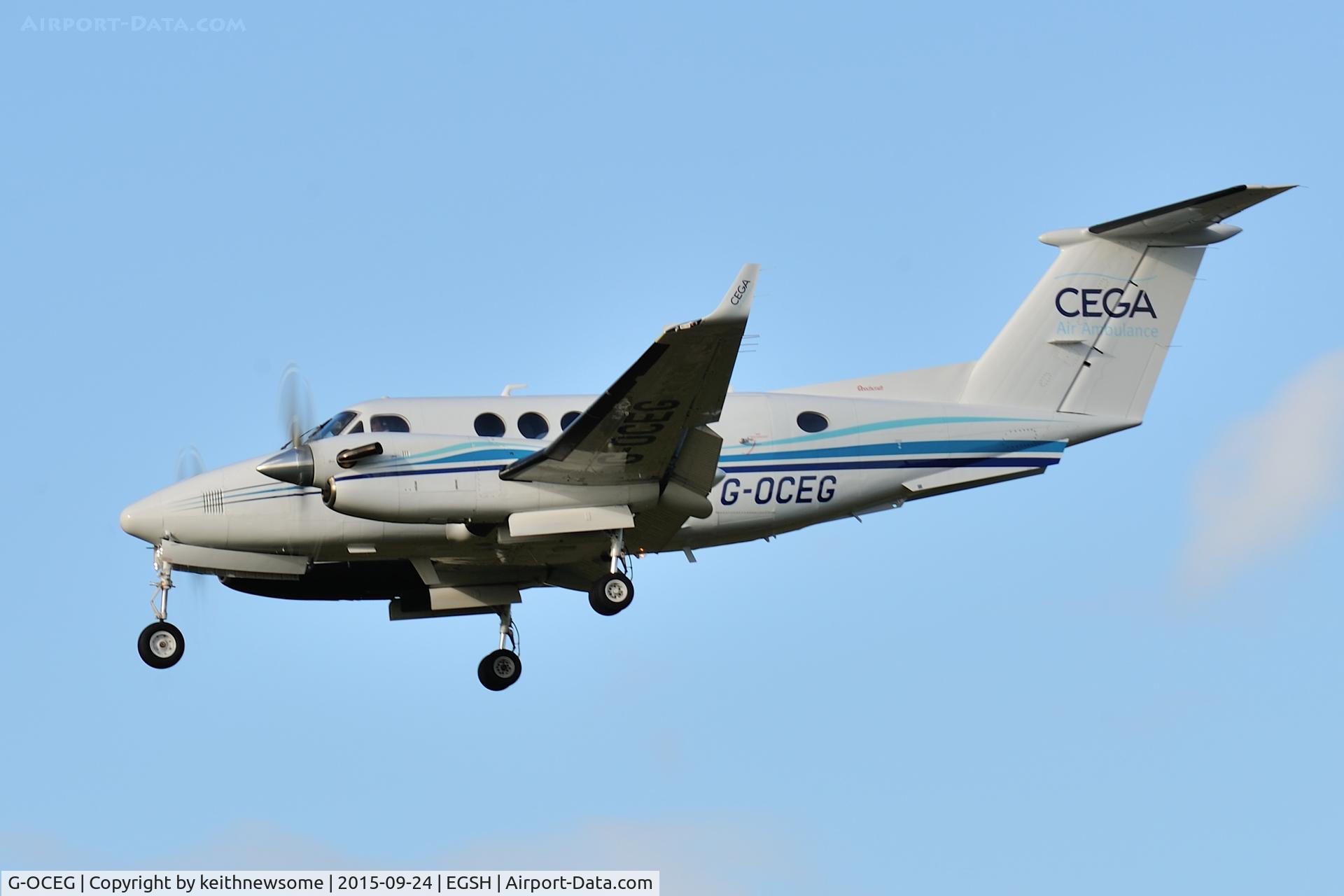 G-OCEG, 1980 Beech B200 King Air C/N BB-588, Nice visitor.