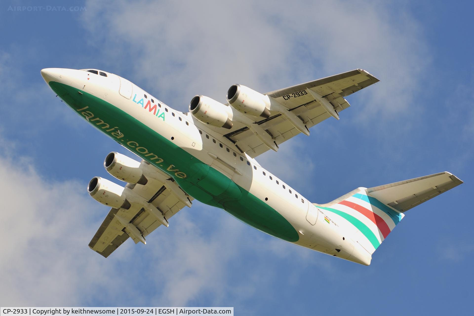 CP-2933, 1999 BAE Systems Avro 146-RJ85 C/N E.2348, Formerly G-6-348, N523XJ, EI-RJK, P4-LOR.
