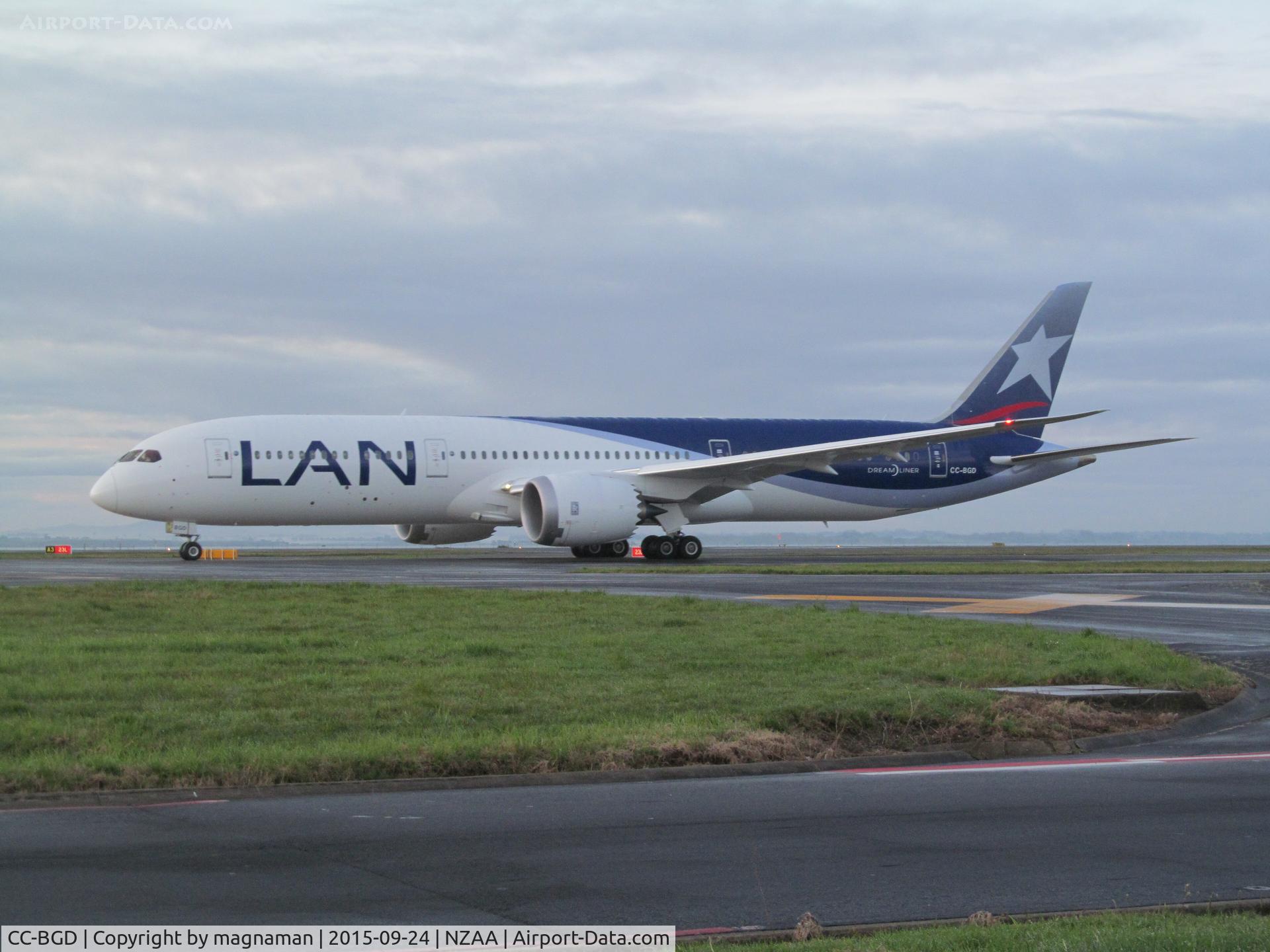 CC-BGD, 2015 Boeing 787-916 Dreamliner C/N 35322, side view from secret parking area