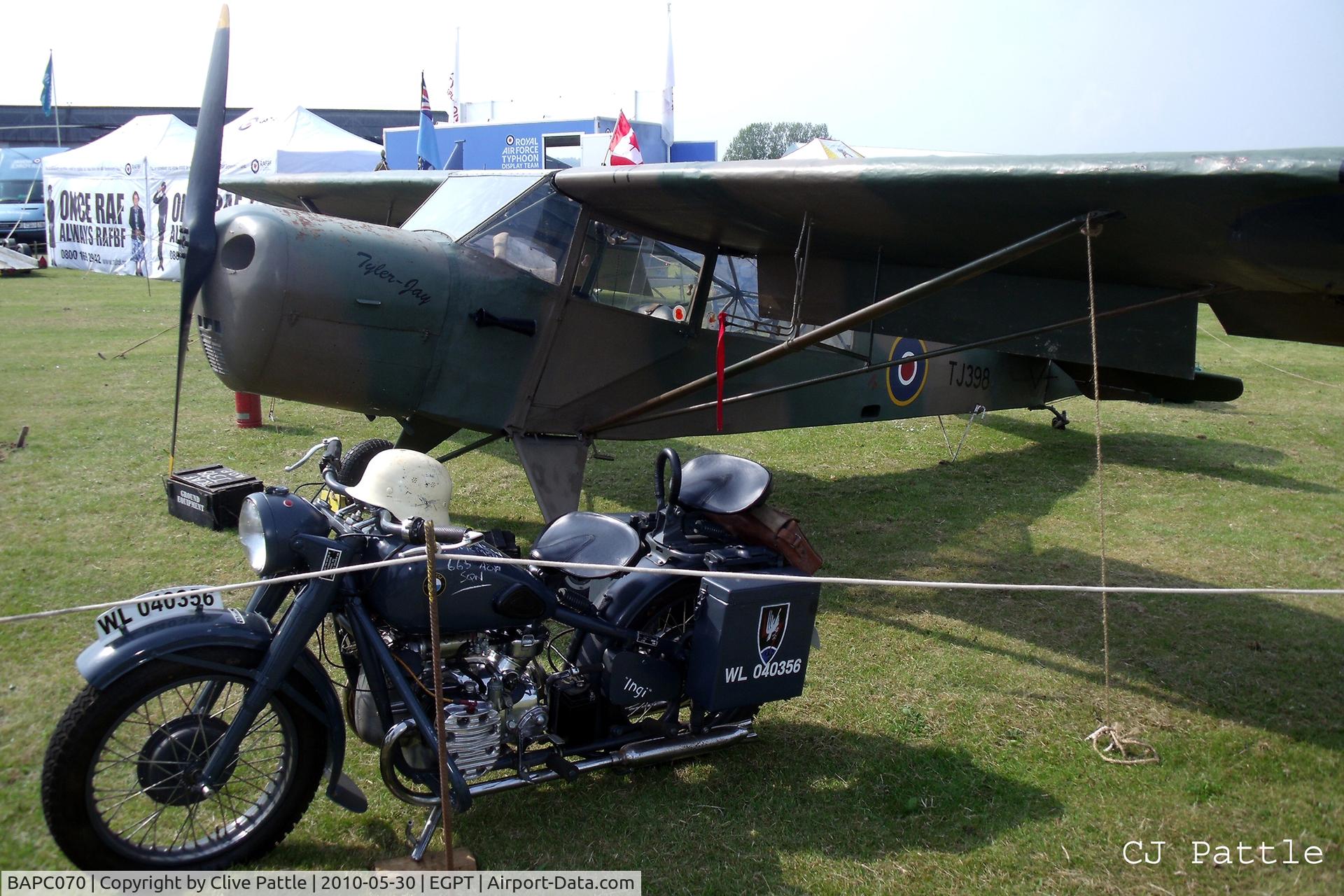 BAPC070, Auster AOP.5 C/N TAY/33153, On display at the Heart of Scotland Airshow held at Perth (Scone) airfield EGPT