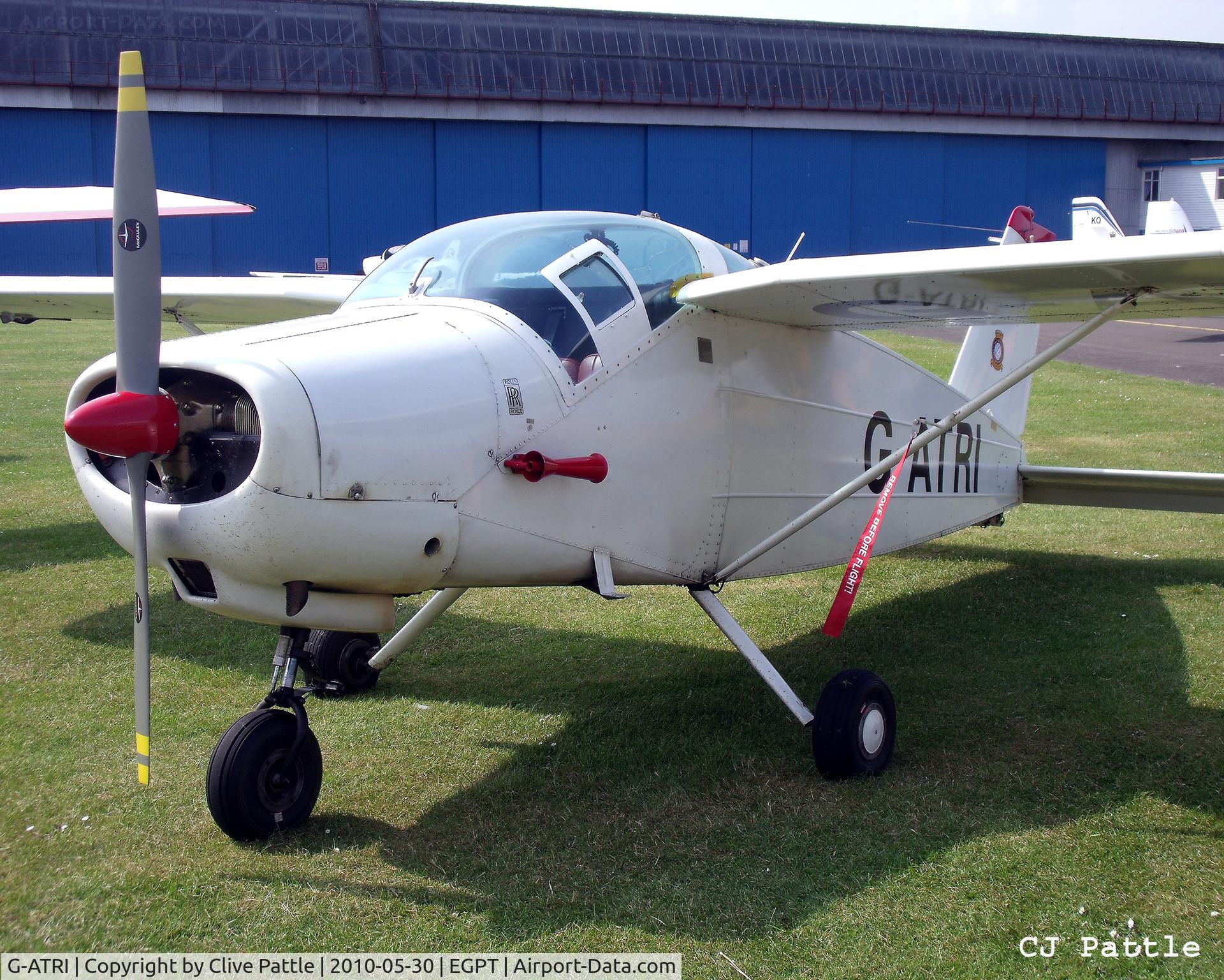G-ATRI, 1966 Bolkow Bo-208C Junior C/N 602, On display at the Heart of Scotland Airshow held at Perth (Scone) airfield EGPT