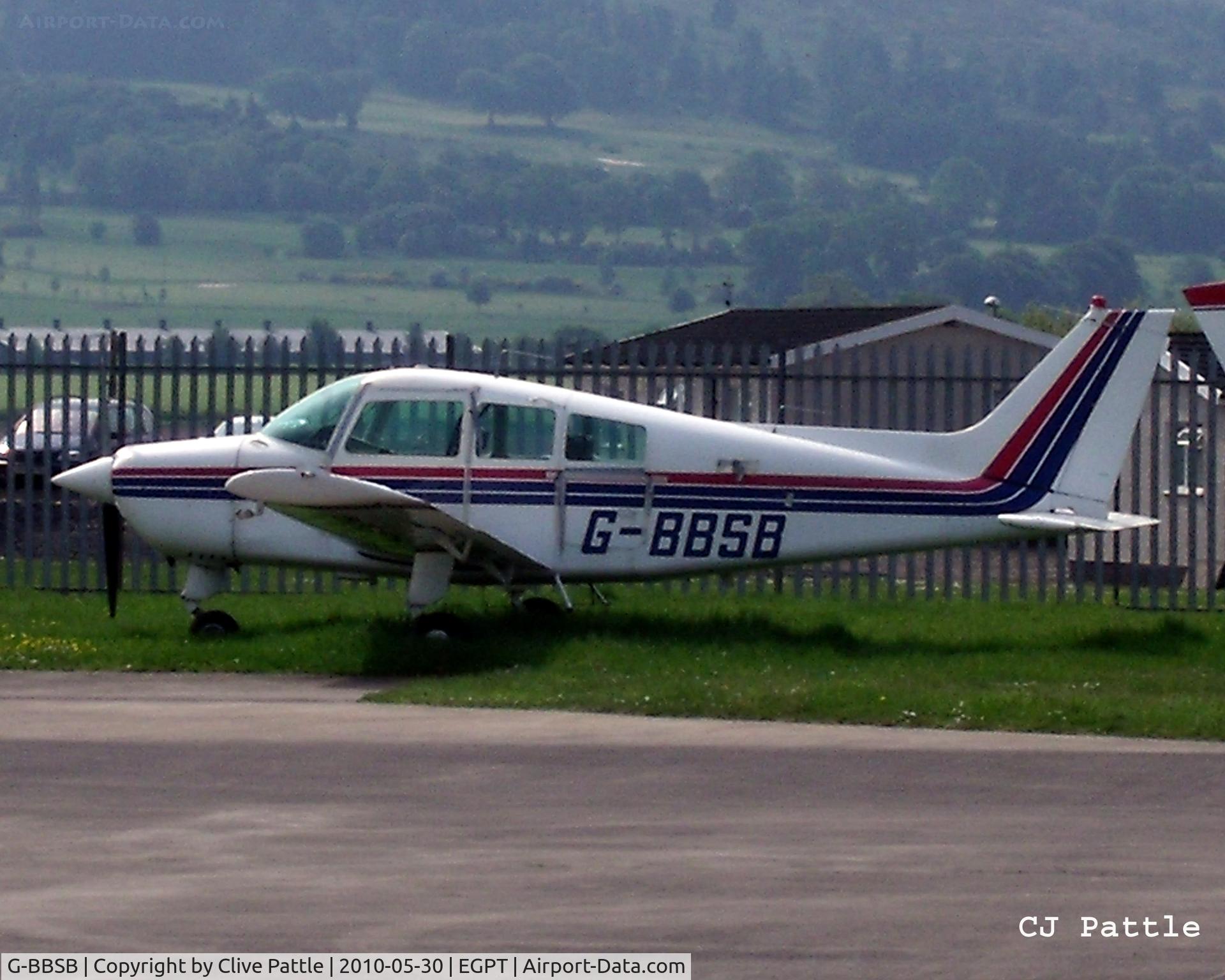 G-BBSB, 1973 Beech C23 Sundowner 180 Sundowner 180 C/N M-1516, Caught on the dump at the Heart of Scotland Airshow held at Perth (Scone) airfield EGPT