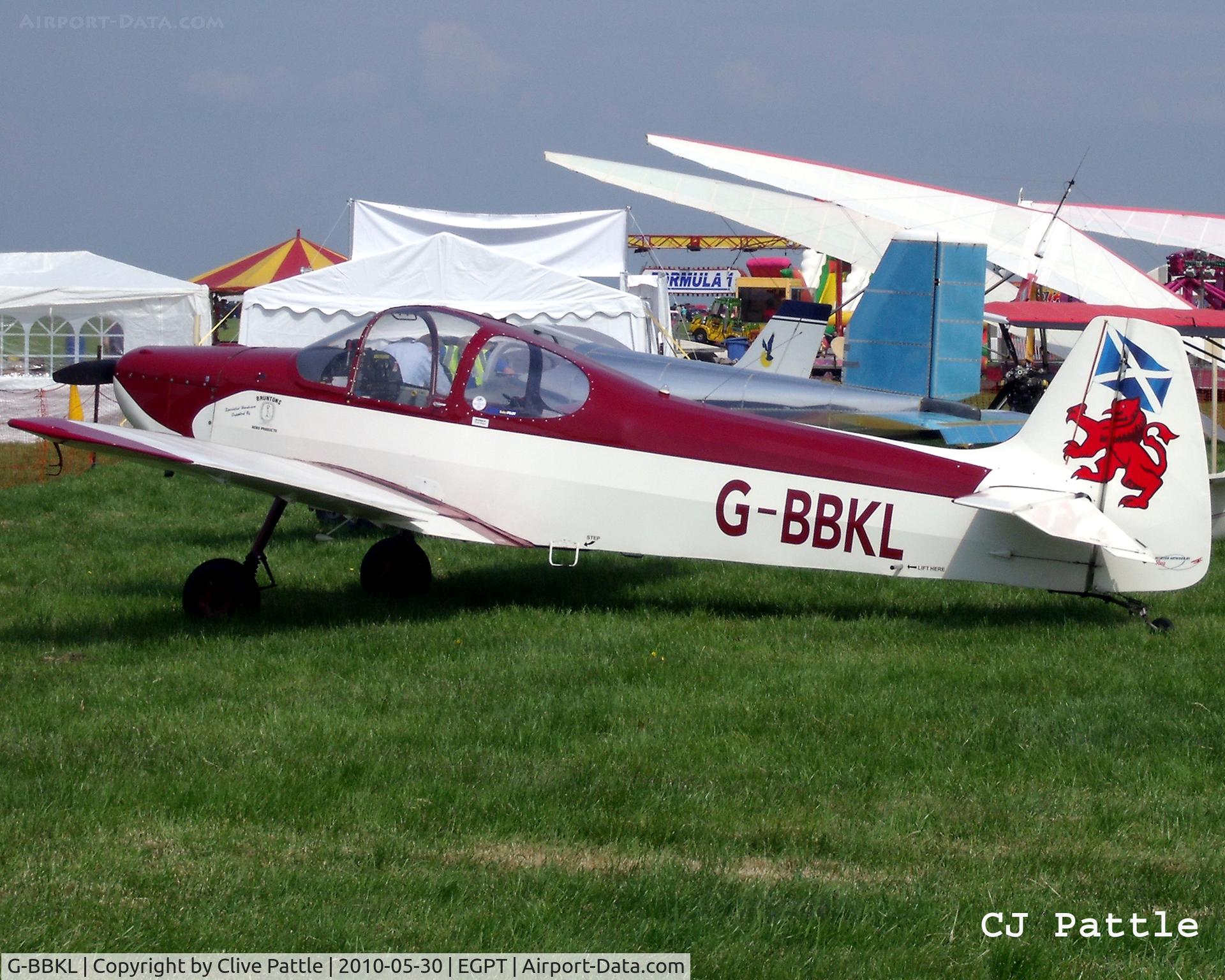 G-BBKL, 1958 Piel CP-301A Emeraude C/N 237, On display at the Heart of Scotland Airshow held at Perth (Scone) airfield EGPT