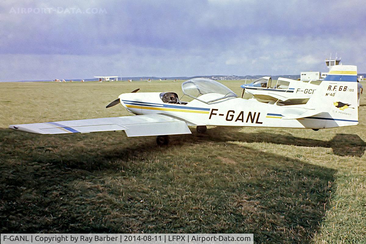 F-GANL, Fournier RF-6B-100 C/N 40, Fournier RF-6B 100 [40] Chavenay-Villepreux~F 13/09/1980. From a slide.