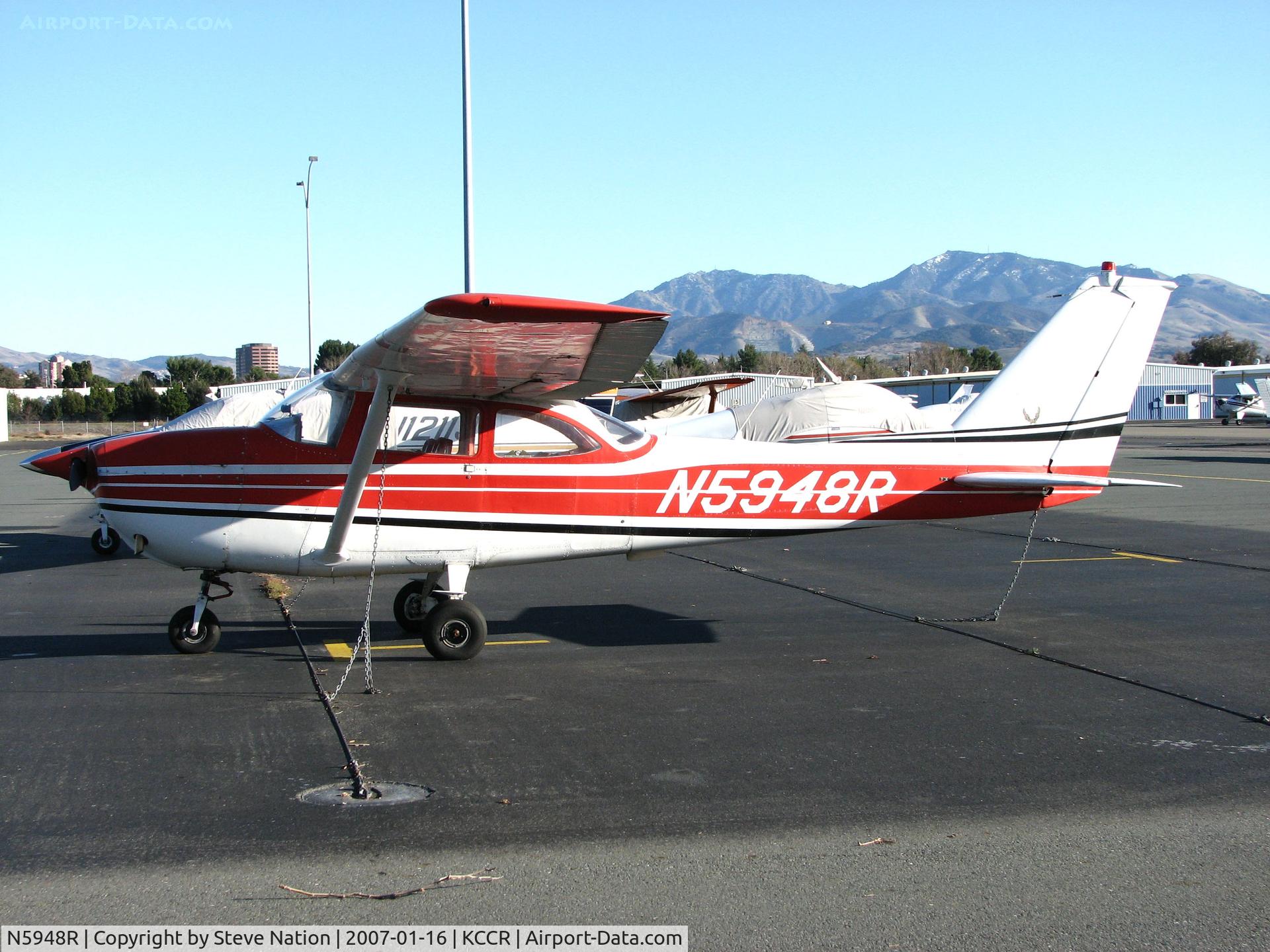 N5948R, 1965 Cessna 172G C/N 17253617, 1965 Cessna 172G @ Buchanan Field, Concord, CA