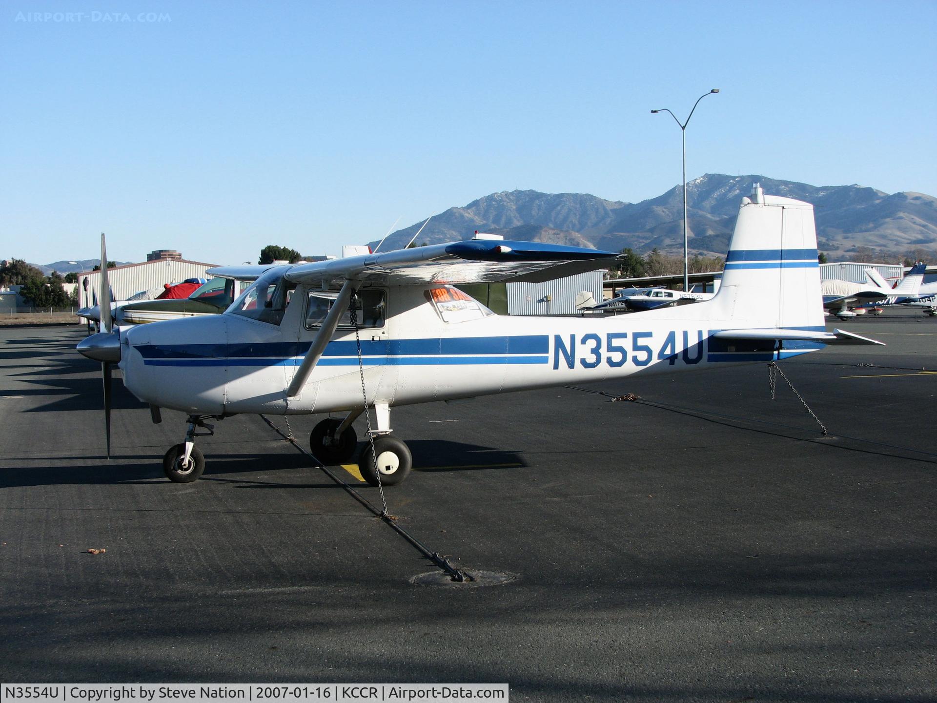 N3554U, 1964 Cessna 150D C/N 15060406, 1964 Cessna 150D @ Buchanan Field, Concord, CA home base (now operating in Upper Sacramento Valley, CA)
