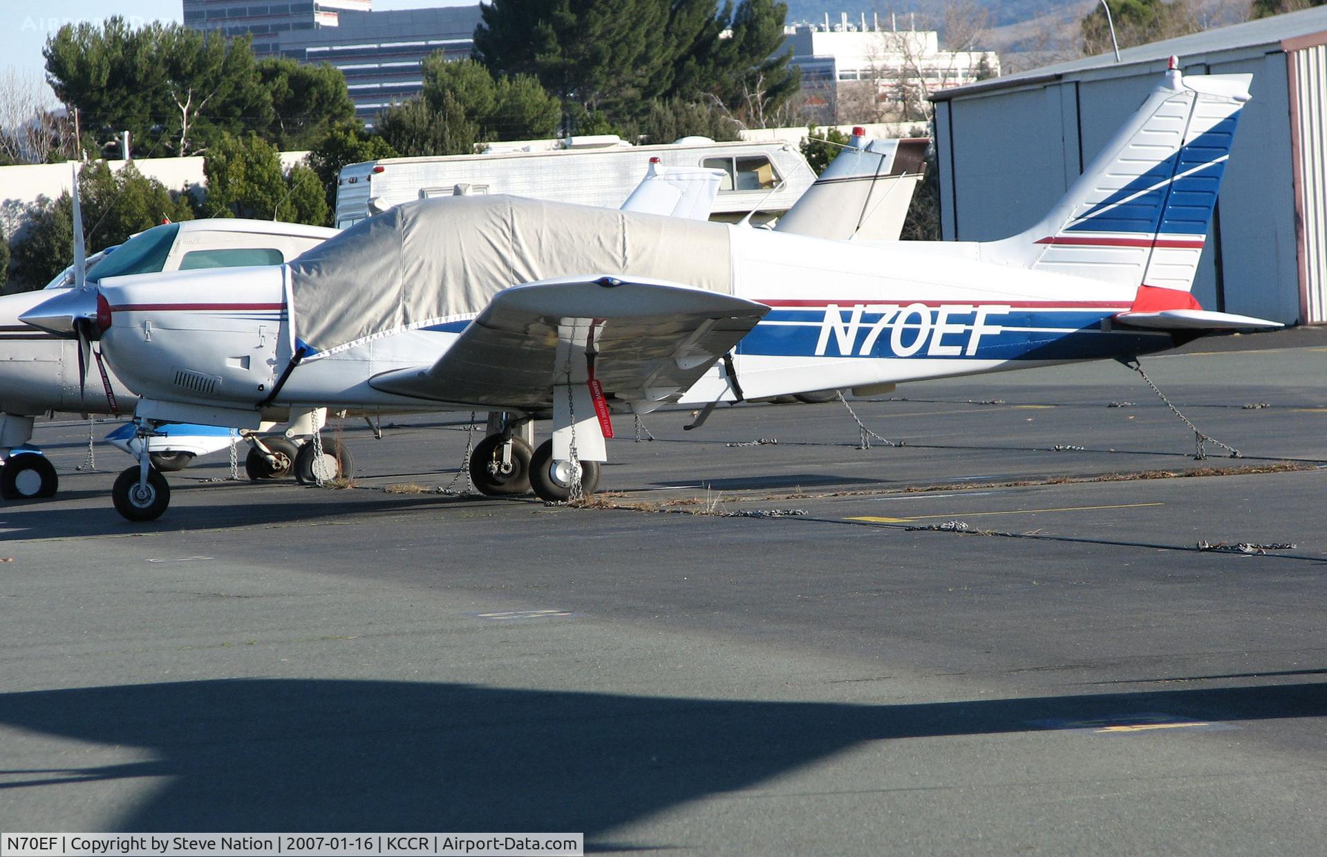 N70EF, 1972 Piper PA-28R-200 C/N 28R-7335064, 1972 Piper PA-28R-200 with cover @ Buchanan Field, Concord, CA