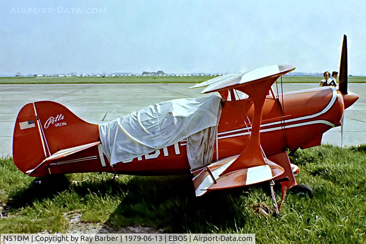 N51DM, Pitts S-1 Special C/N 541H, Pitts S-1 Special [541-H] Ostend-Oostende~OO 13/05/1979. From a slide.