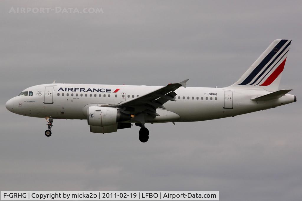 F-GRHG, 1999 Airbus A319-111 C/N 1036, Landing