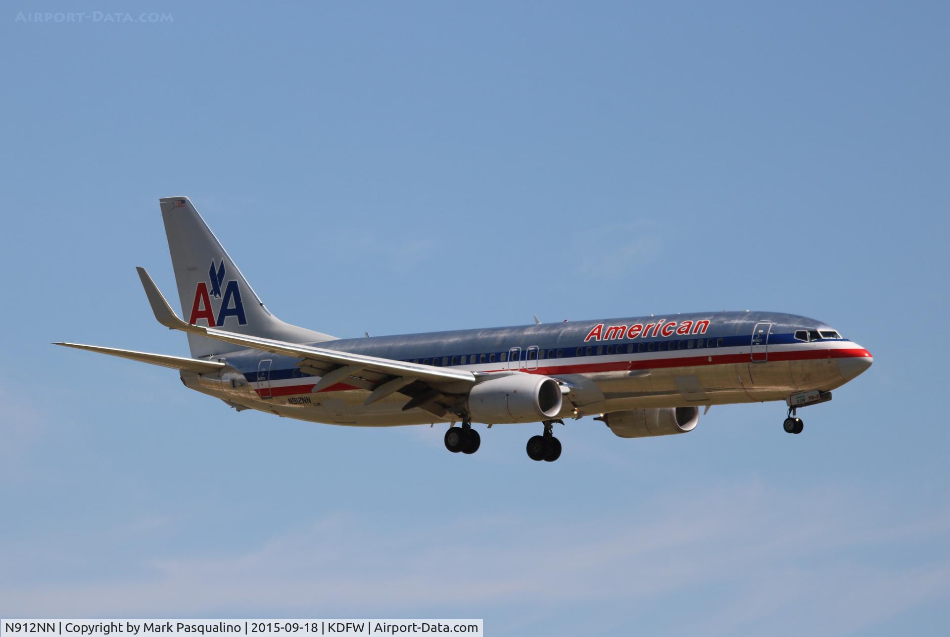 N912NN, 2012 Boeing 737-823 C/N 33319, Boeing 737-800