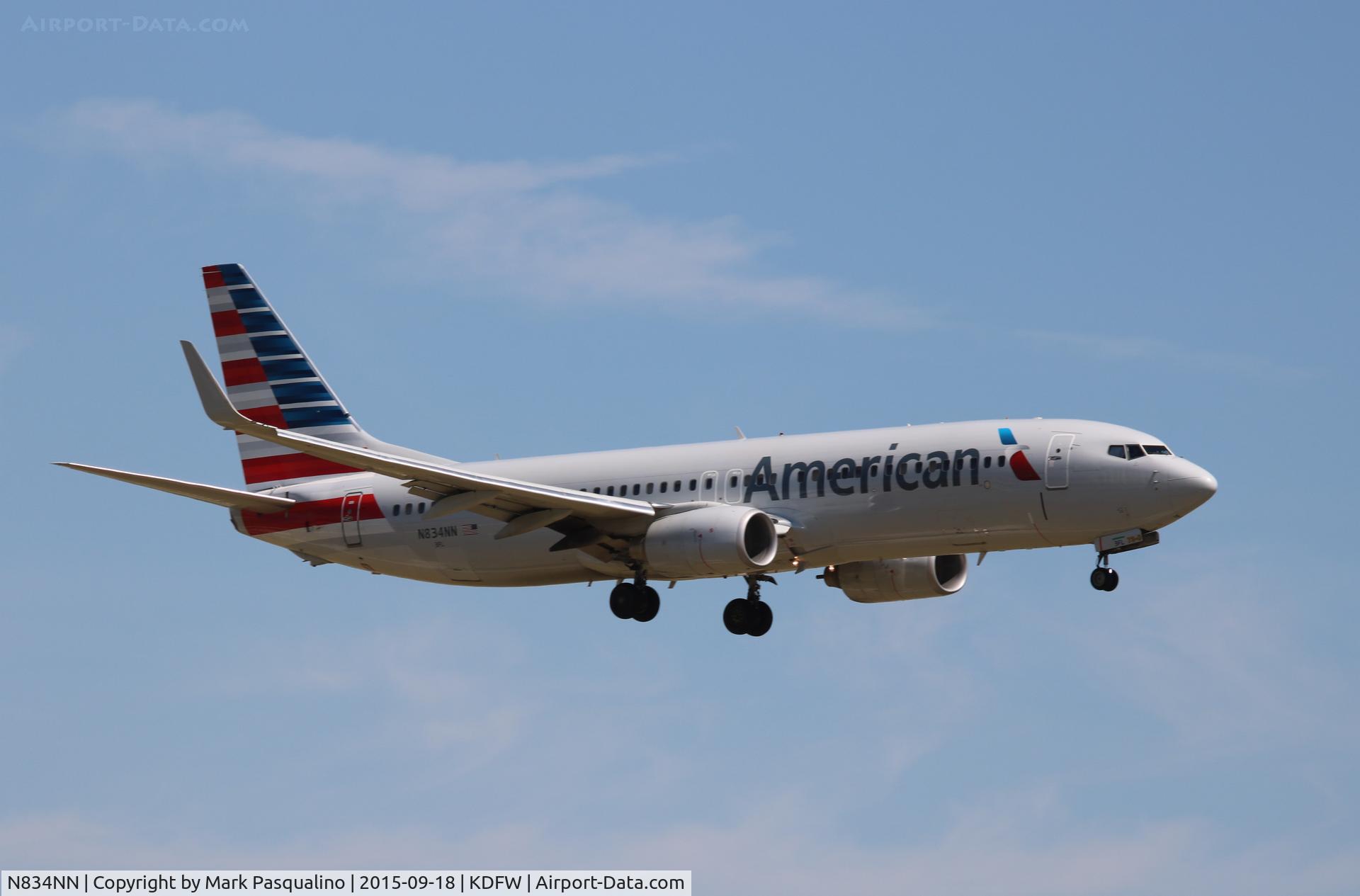 N834NN, 2010 Boeing 737-823 C/N 29576, Boeing 737-800