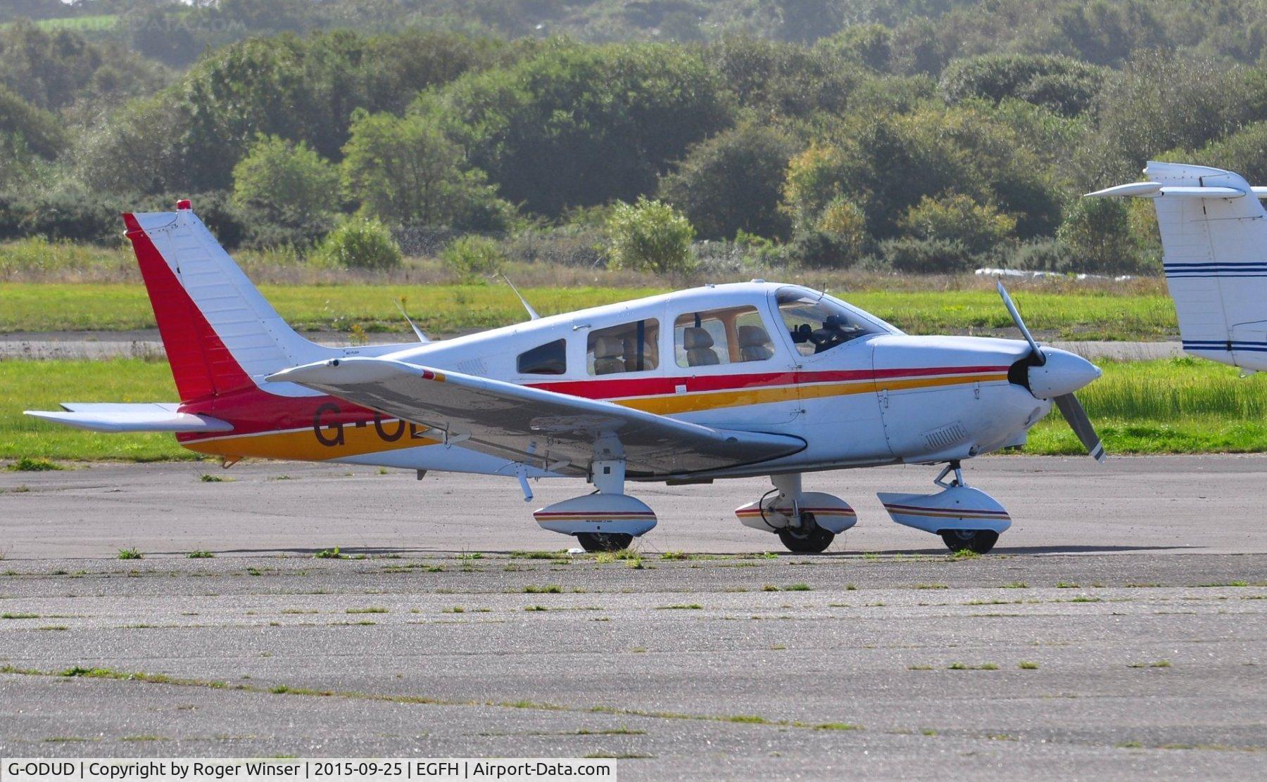G-ODUD, 1977 Piper PA-28-181 Cherokee Archer II C/N 28-7790107, Visiting Cherokee Archer II.