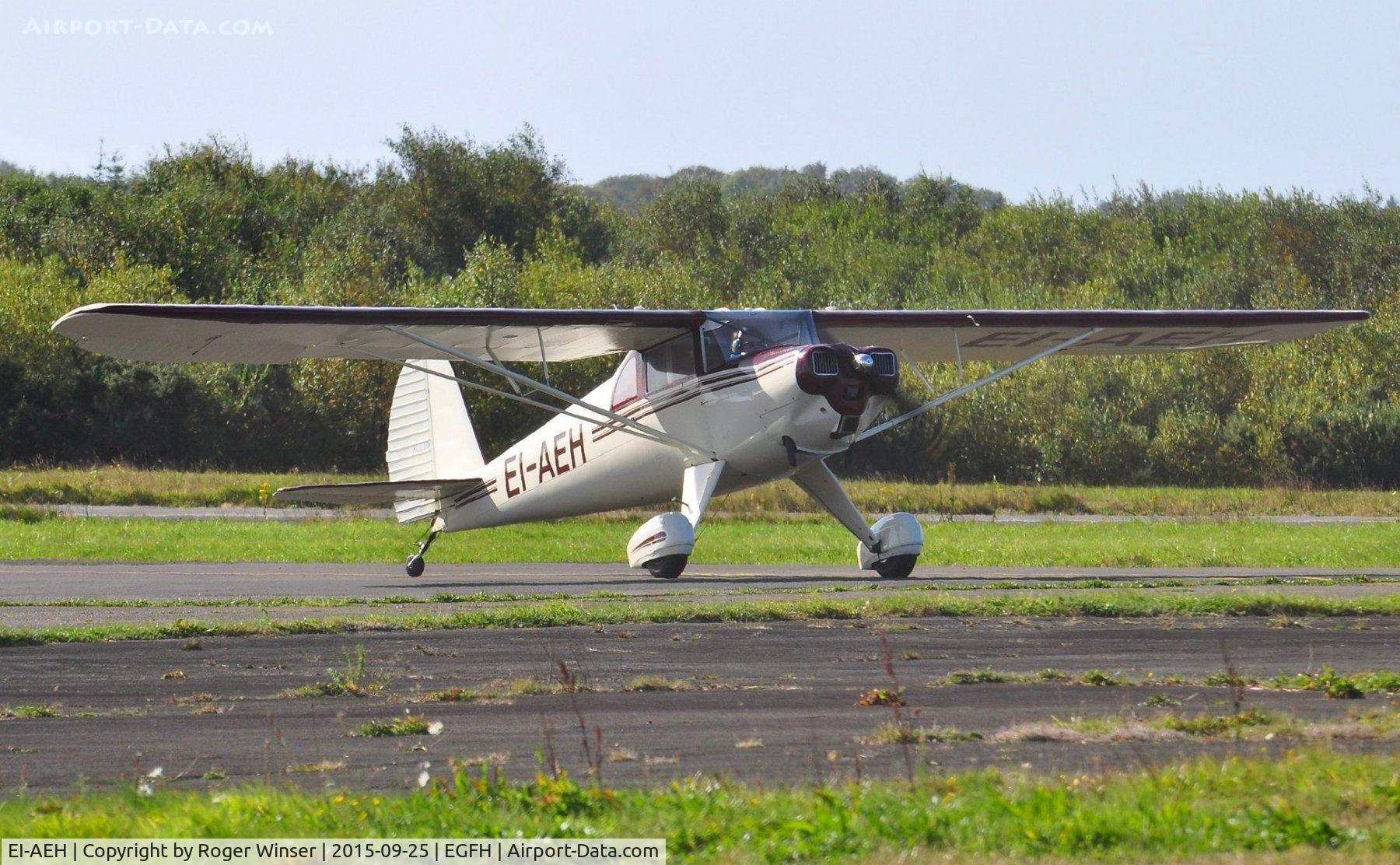 EI-AEH, 1945 Luscombe 8F Silvaire C/N 1821, Superb 1945 built 8F Silvaire aircraft visiting the airport.