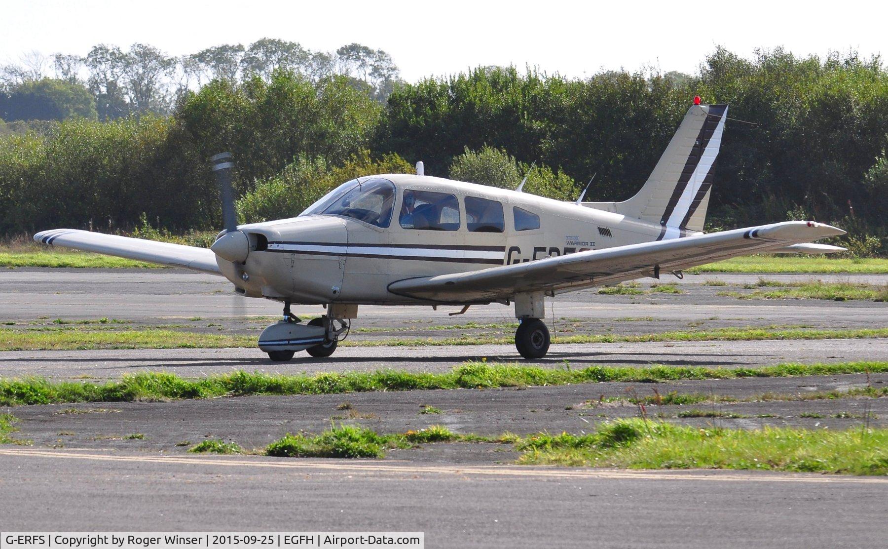 G-ERFS, 1982 Piper PA-28-161 Cherokee Warrior II C/N 28-8216051, Visiting Cherokee Warrior II.