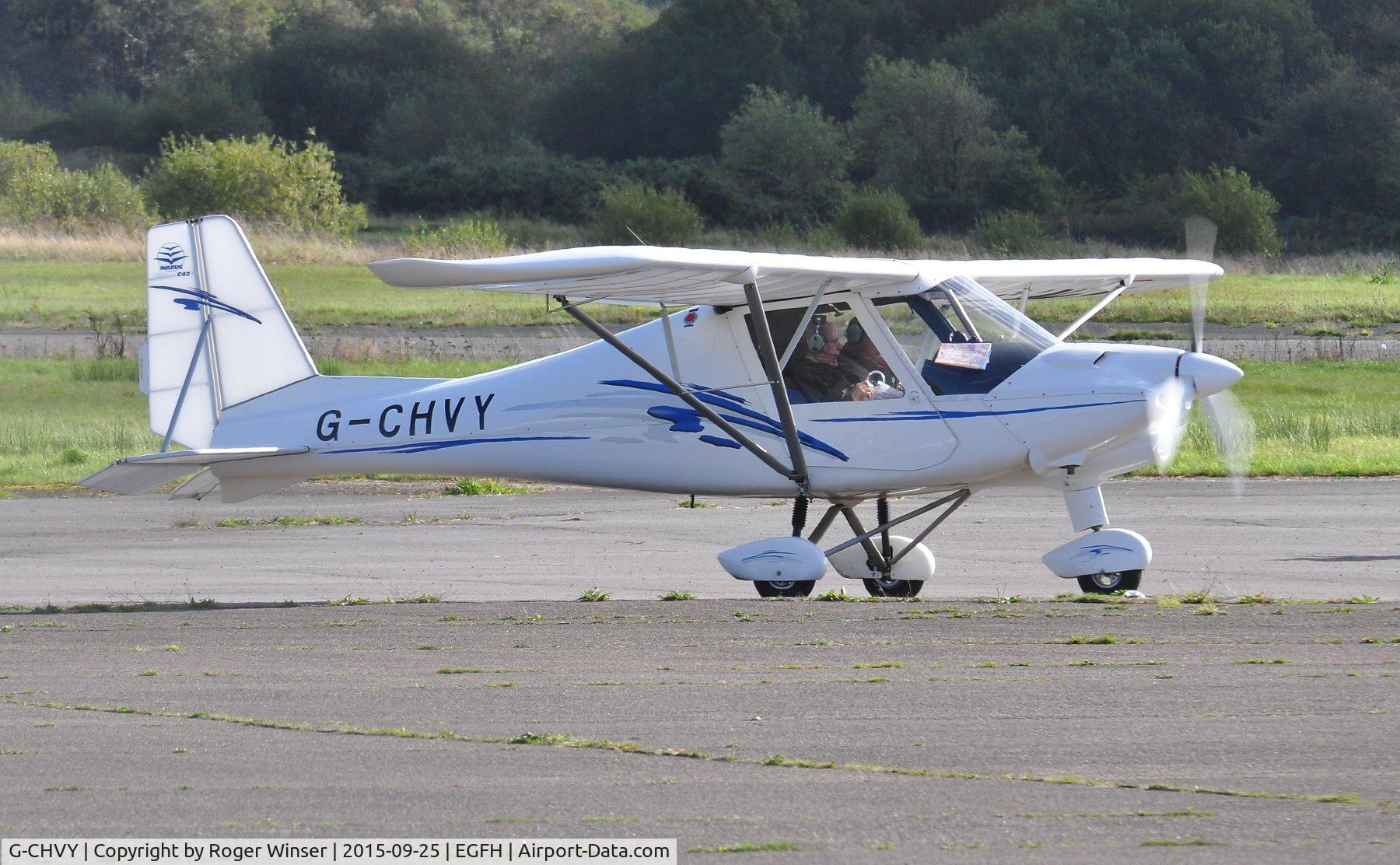 G-CHVY, 2013 Comco Ikarus C42 FB80 Bravo C/N 1304-7246, Visiting C42 FB80 Bravo.
