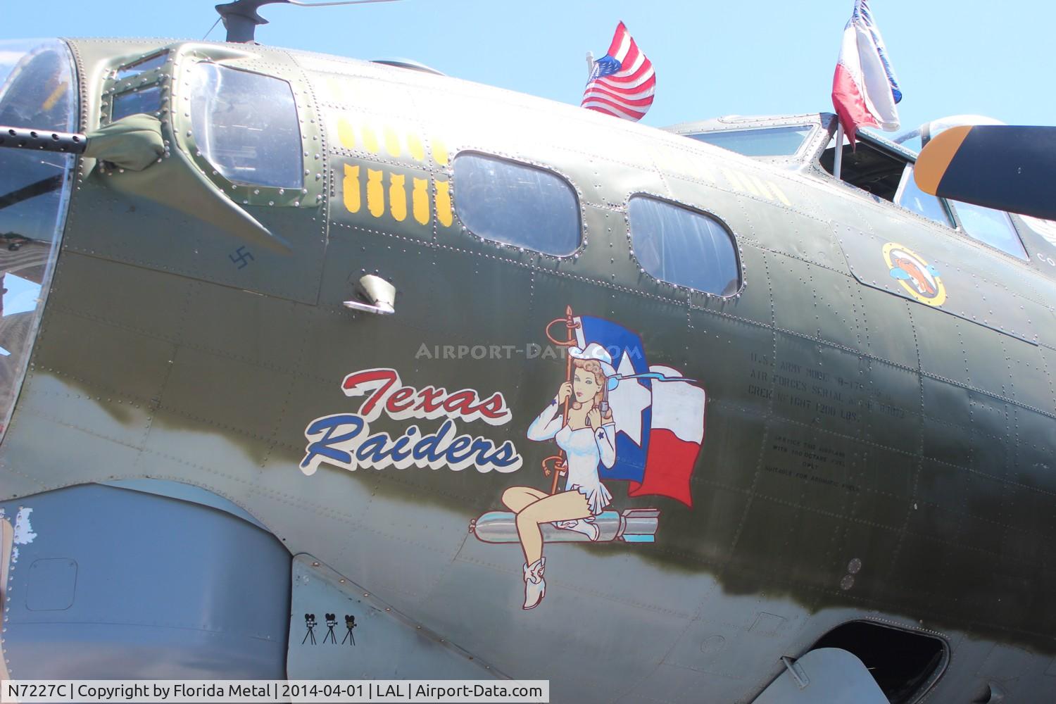 N7227C, 1944 Boeing B-17G Fortress C/N 32513, Texas Raiders