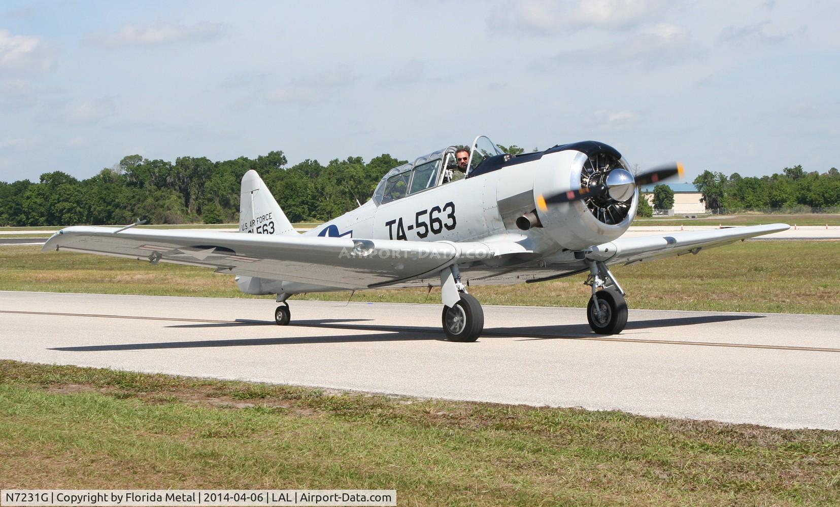 N7231G, 1942 North American AT-6D C/N 42-81563, AT-6D