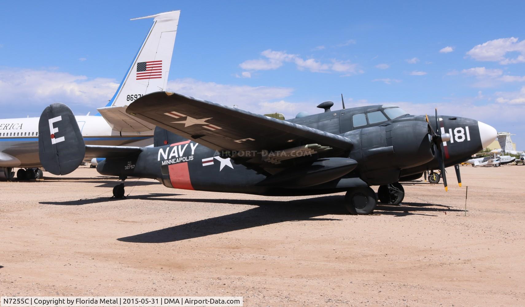 N7255C, 1945 Lockheed PV-2 Harpoon C/N 15-1223, PV-2 Harpoon