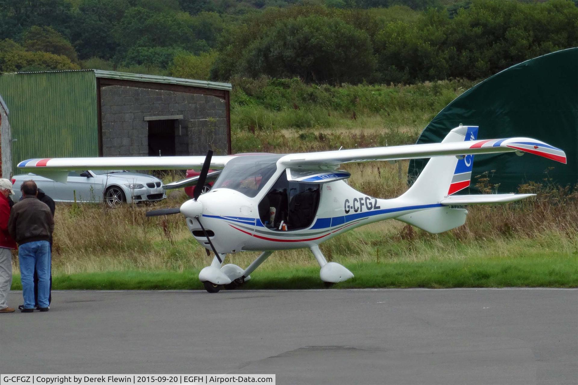 G-CFGZ, 2008 Flight Design CTSW C/N 8390, Flight Design CTSW, seen prior to departing to its new home.