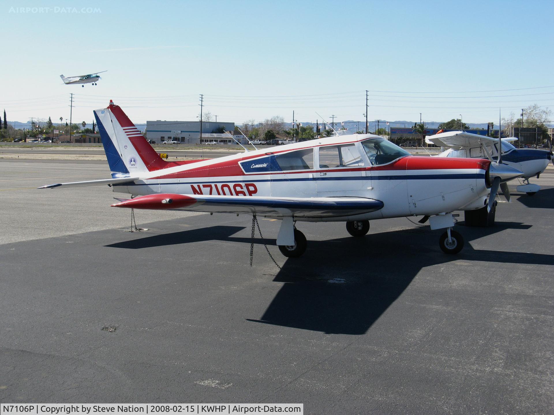 N7106P, 1961 Piper PA-24-250 Comanche C/N 24-2263, 1961 Piper PA-24-250 Comanche @ Whiteman Airport, Pacoima, CA