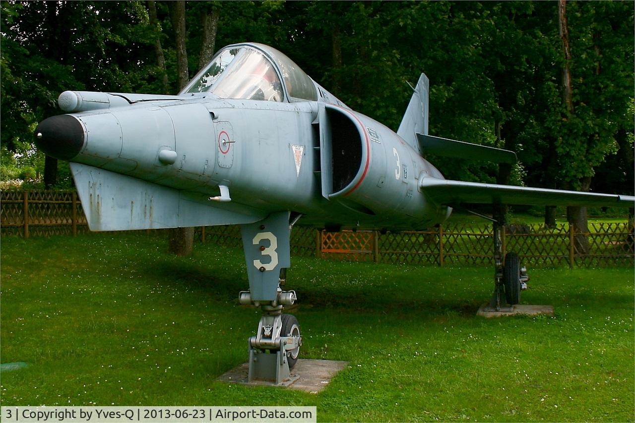 3, Dassault Etendard IV.M C/N 3, Dassault Etendard IV.M, Displayed to La Coulee Verte garden, Paray-Vieille Poste near Paris-Orly Airport