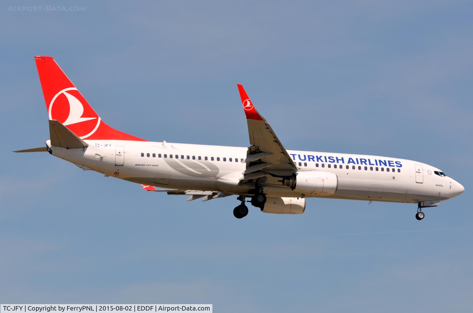TC-JFY, 2000 Boeing 737-8F2 C/N 29783/497, Turkish B738