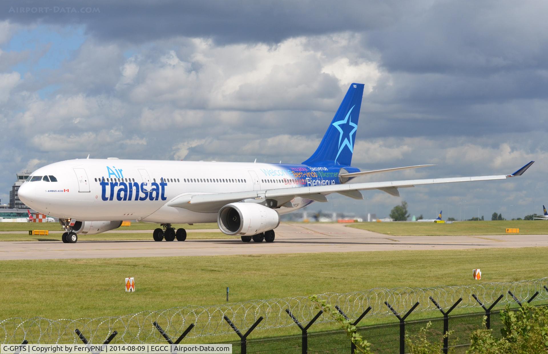 C-GPTS, 2002 Airbus A330-243 C/N 480, Air Transat starting its take-off run.