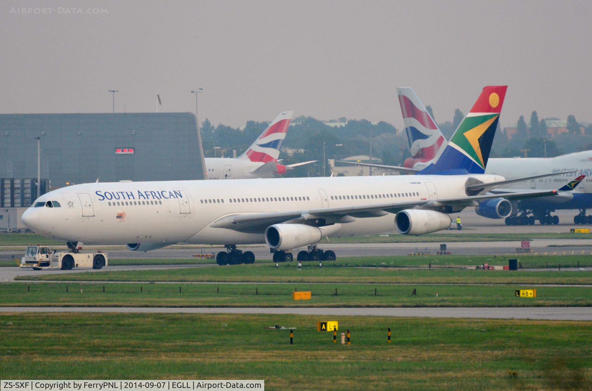 ZS-SXF, 2005 Airbus A340-313E C/N 651, SAA A343