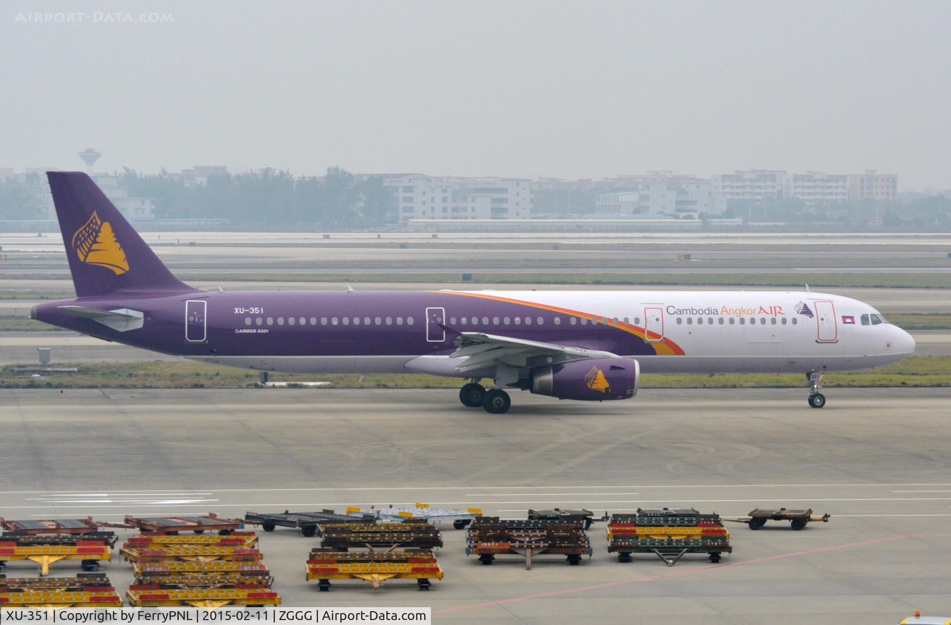 XU-351, 2004 Airbus A321-231 C/N 2303, Cambodia Angkor Air A321 taxying for departure