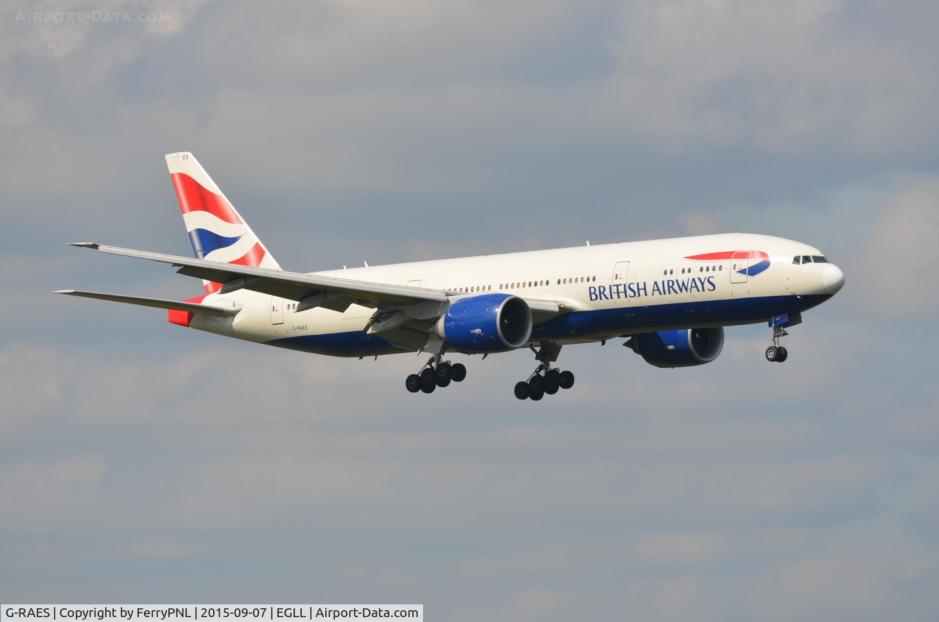 G-RAES, 1997 Boeing 777-236 C/N 27491, British Airways B772
