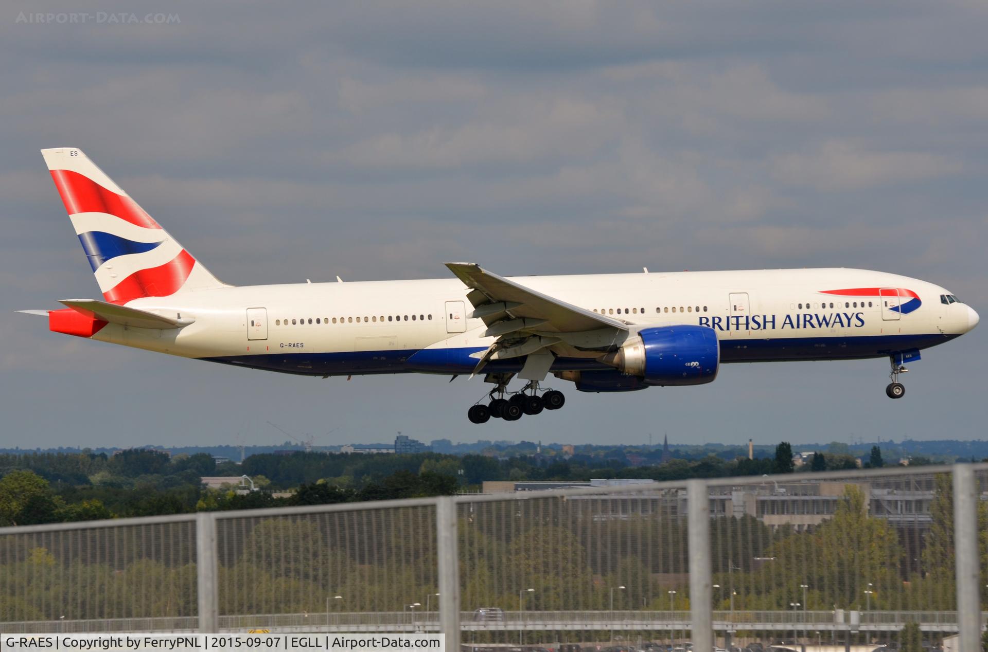 G-RAES, 1997 Boeing 777-236 C/N 27491, BA B773