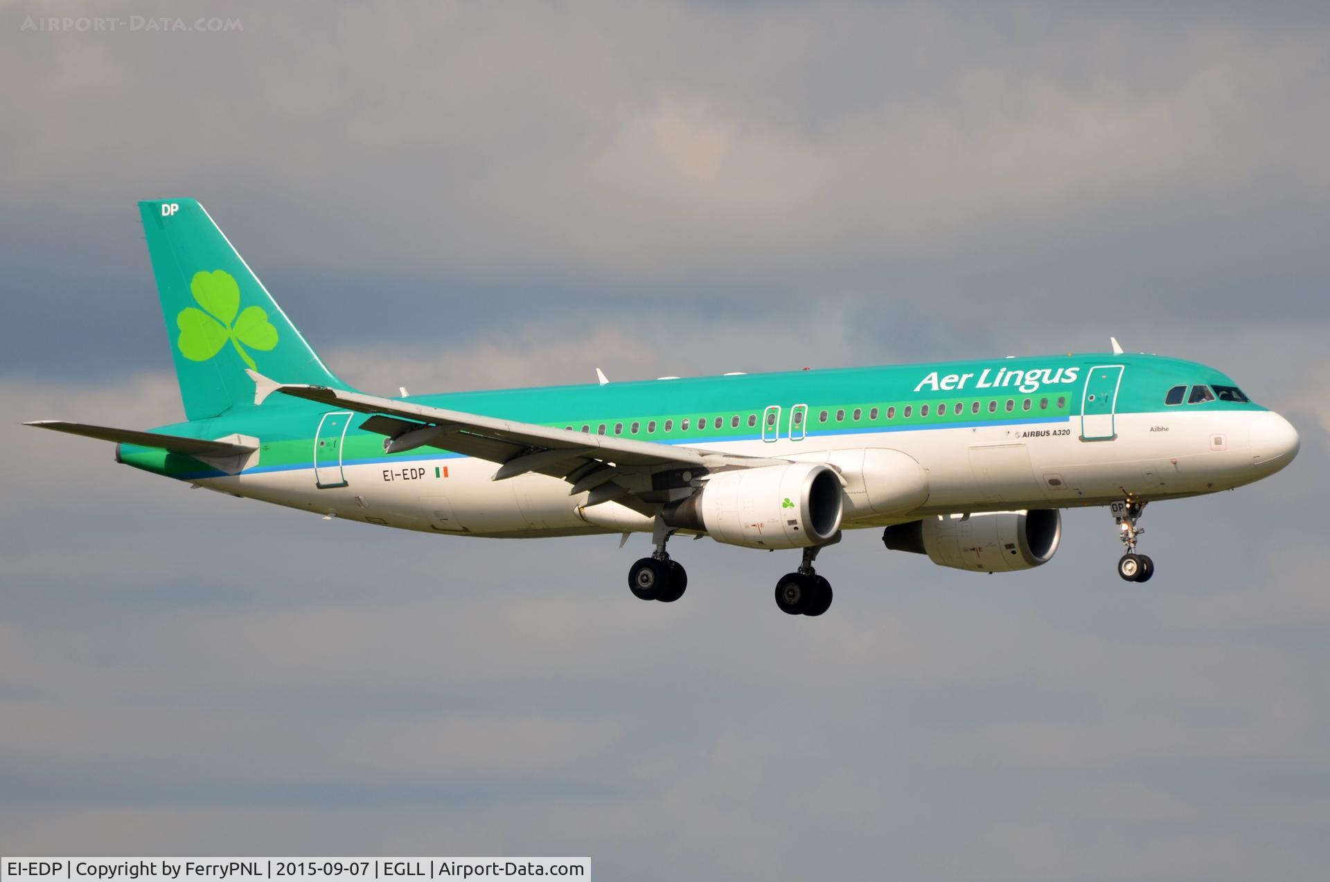 EI-EDP, 2009 Airbus A320-216 C/N 3781, Lingus A320 landing