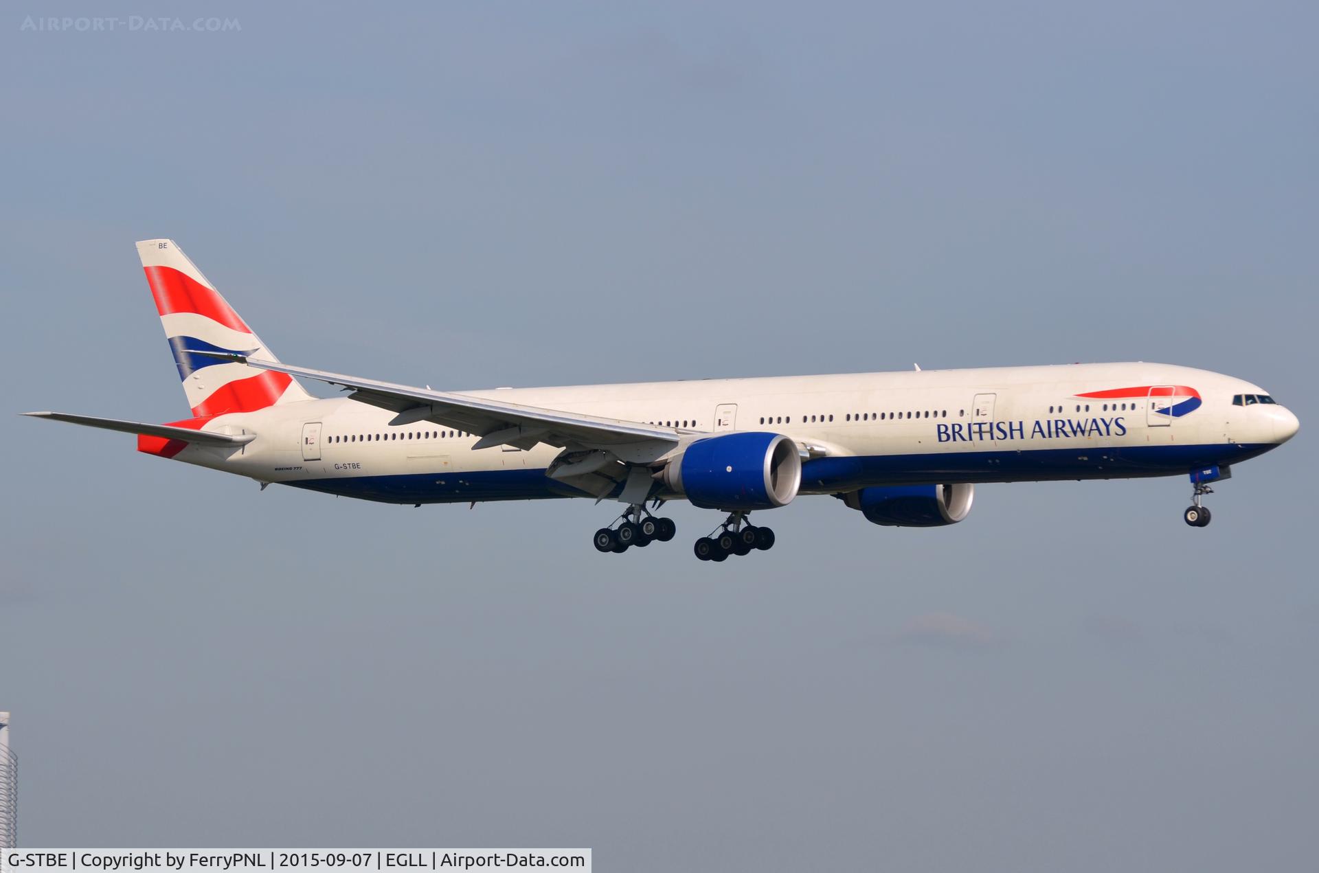 G-STBE, 2011 Boeing 777-36N/ER C/N 38696, BA B773 landing at its base