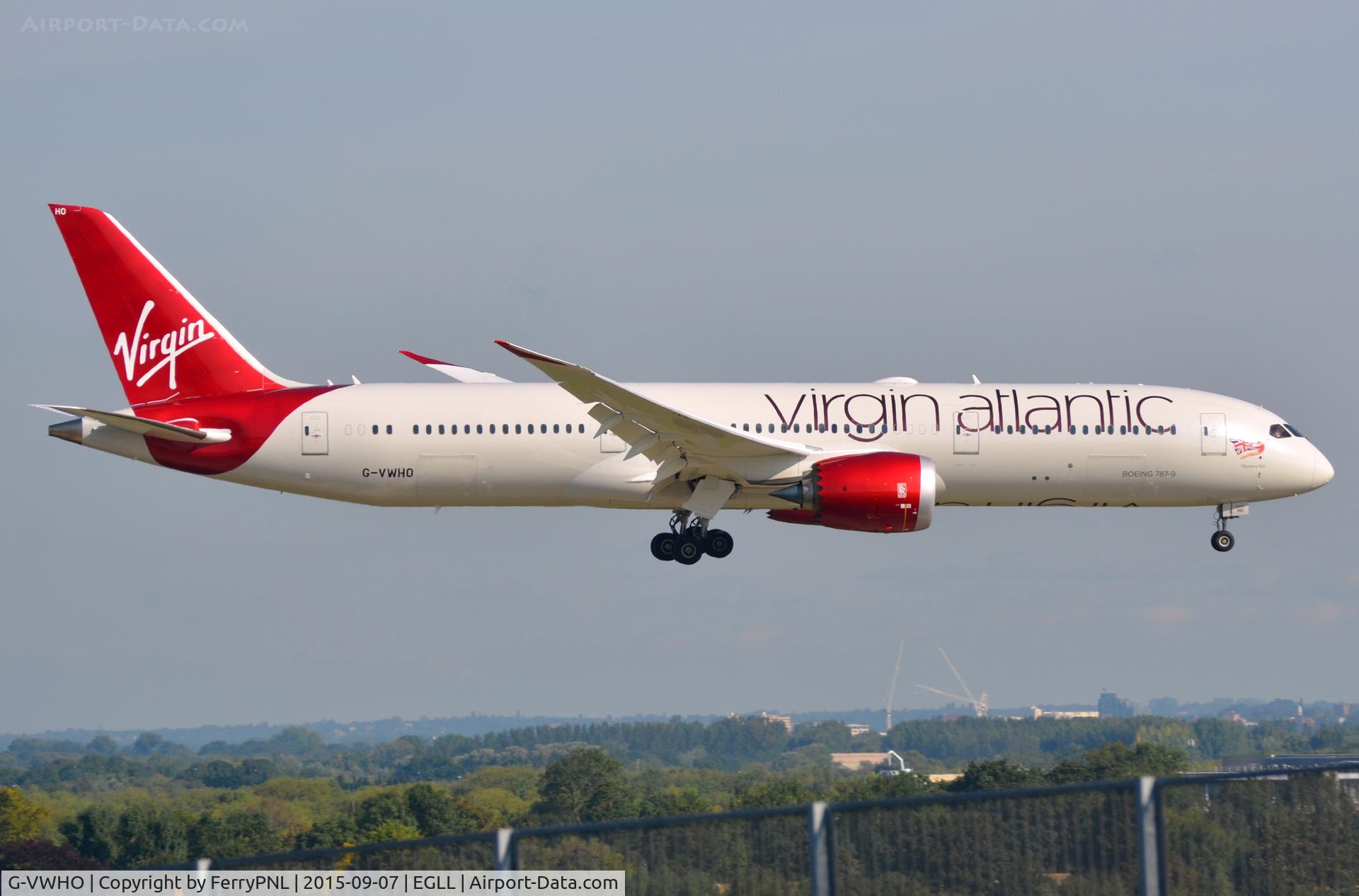 G-VWHO, 2015 Boeing 787-9 Dreamliner Dreamliner C/N 37971, B789 